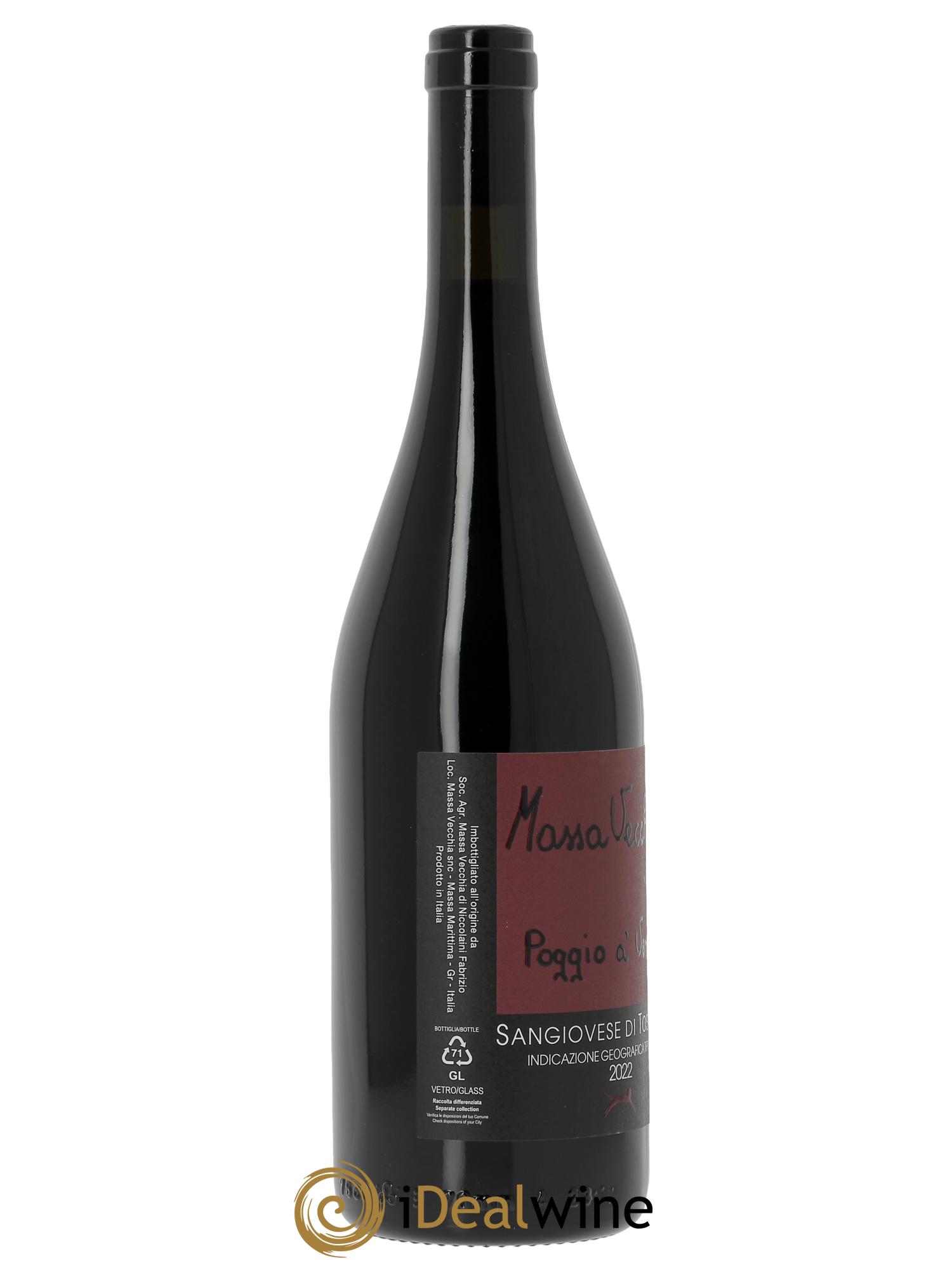 Toscana IGT Massa Vecchia Poggio a venti 2022 - Lot de 1 bouteille - 2
