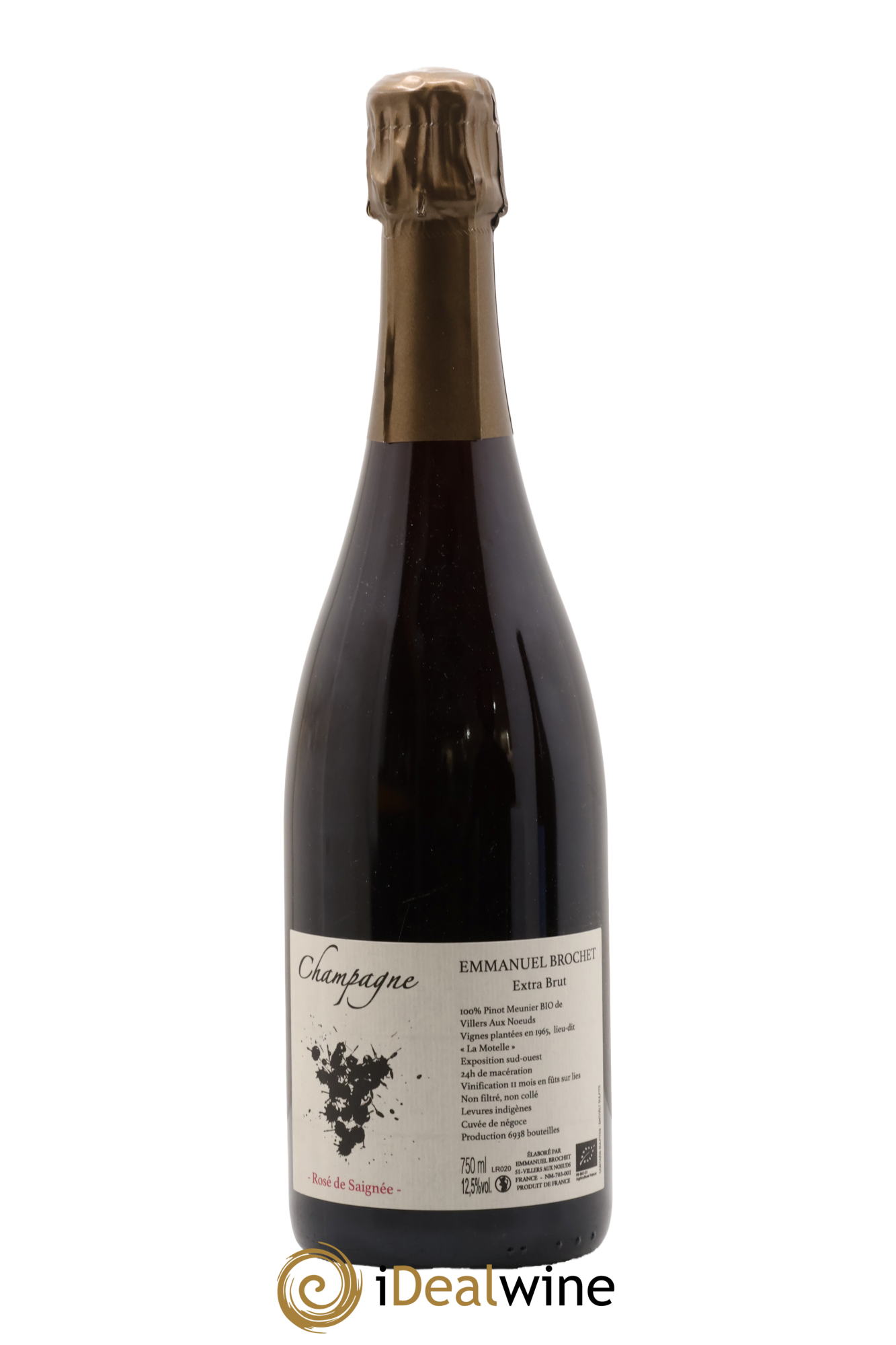 Rosé de Saignée Extra-Brut Emmanuel Brochet - Lot de 1 bouteille - 0