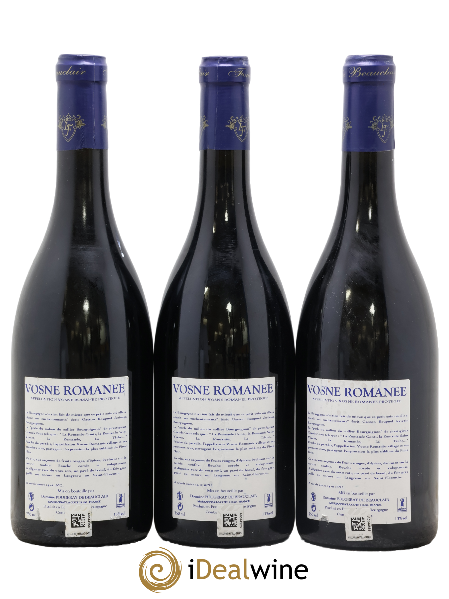Vosne-Romanée Les Damodes Fougeray de Beauclair (Domaine) 2013 - Lotto di 3 bottiglie - 1