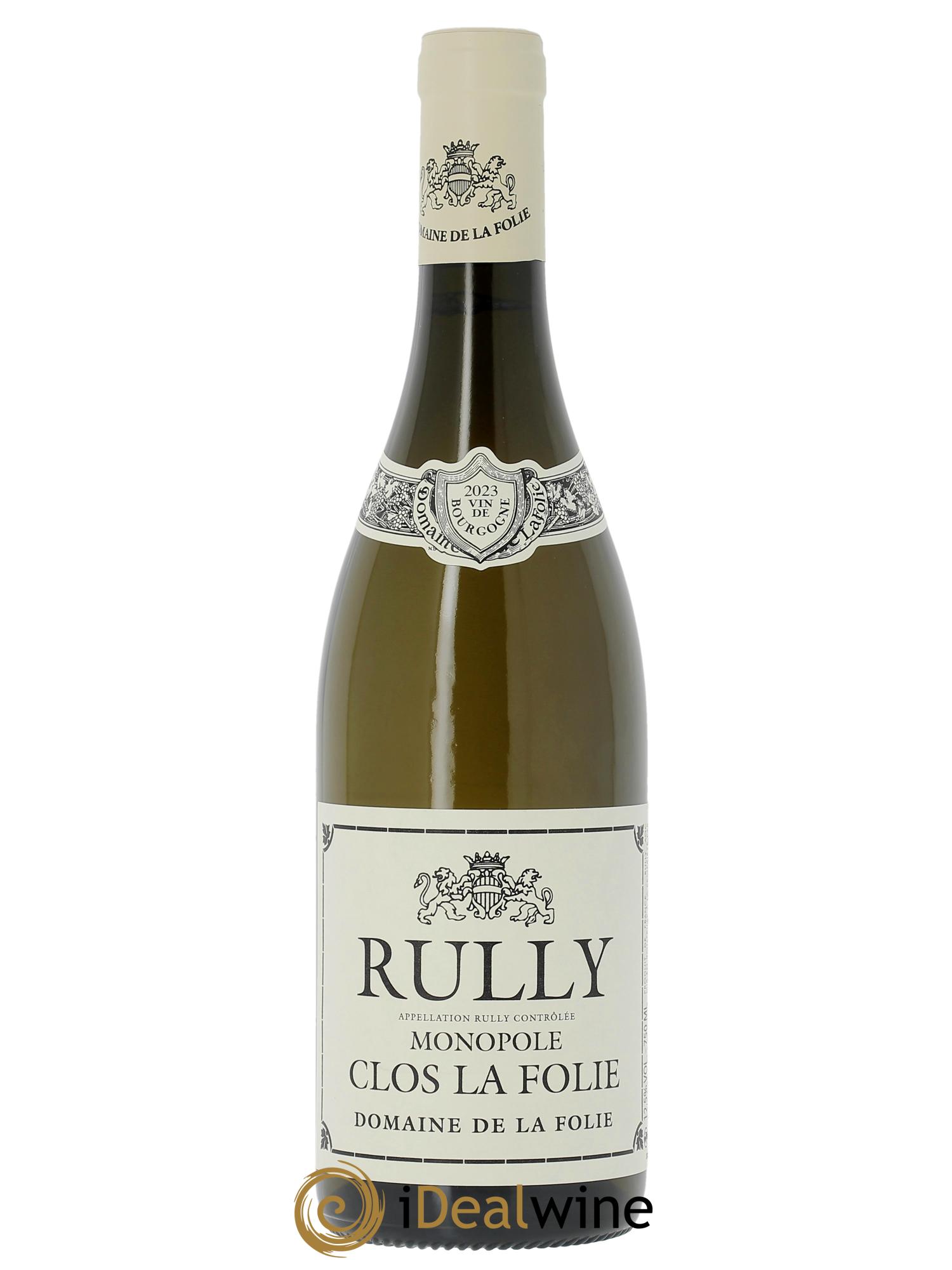 Rully Clos de la Folie Domaine de la Folie 2023 - Lot de 1 bouteille - 0