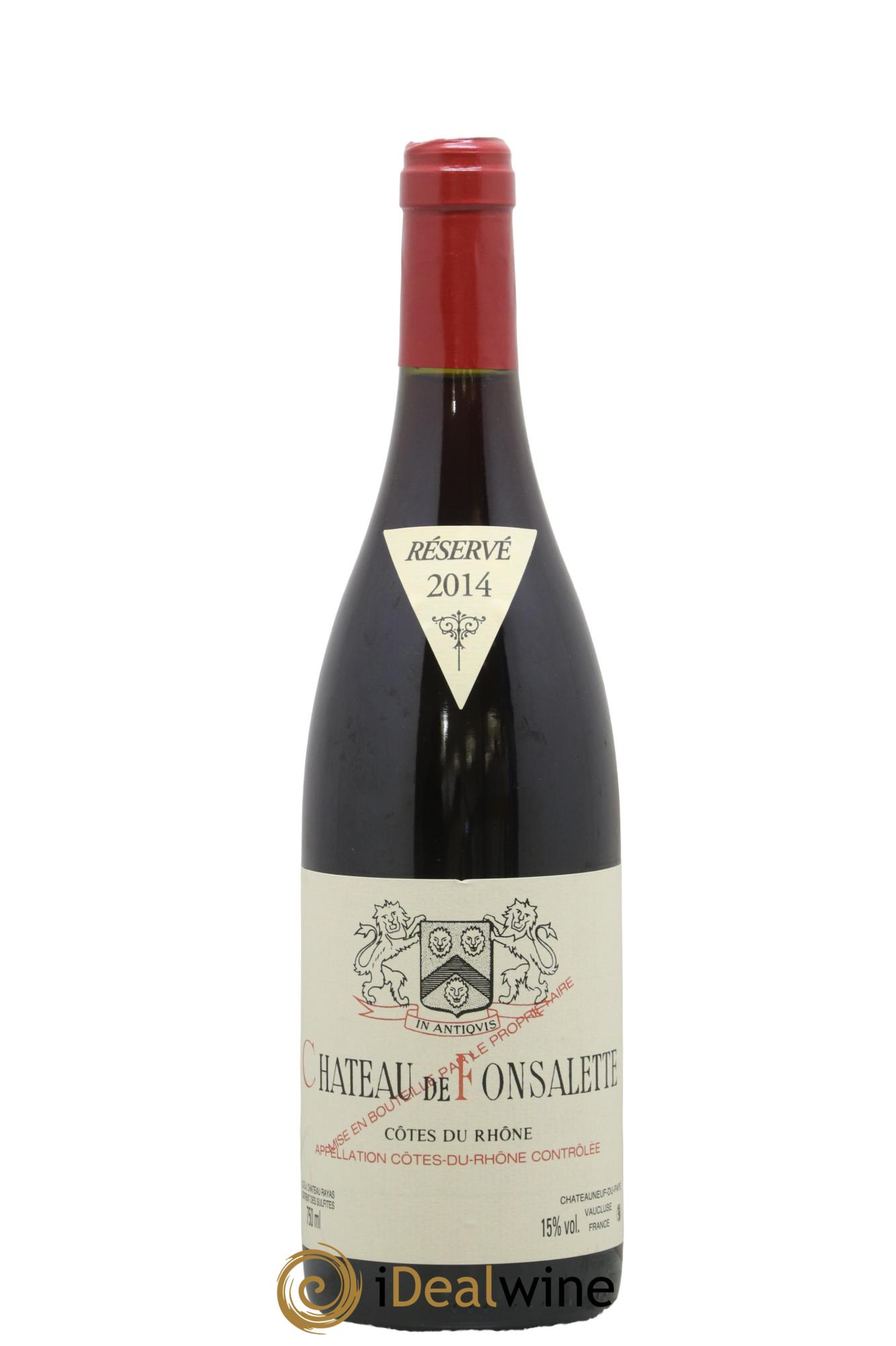 Côtes-du-Rhône Château de Fonsalette Emmanuel Reynaud 2014 - Posten von 1 Flasche - 0
