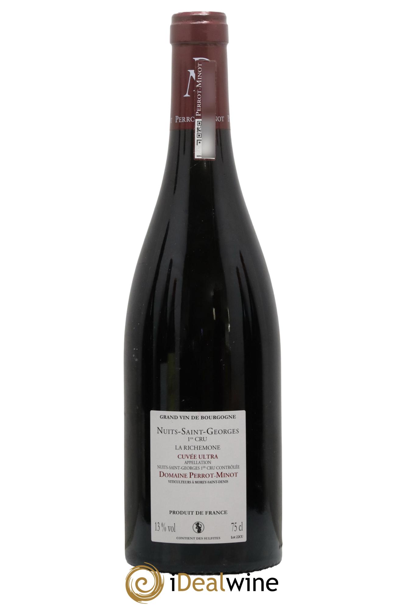 Nuits-Saint-Georges 1er Cru La Richemone Cuvée Ultra Vieilles Vignes Perrot-Minot 2016 - Posten von 1 Flasche - 1