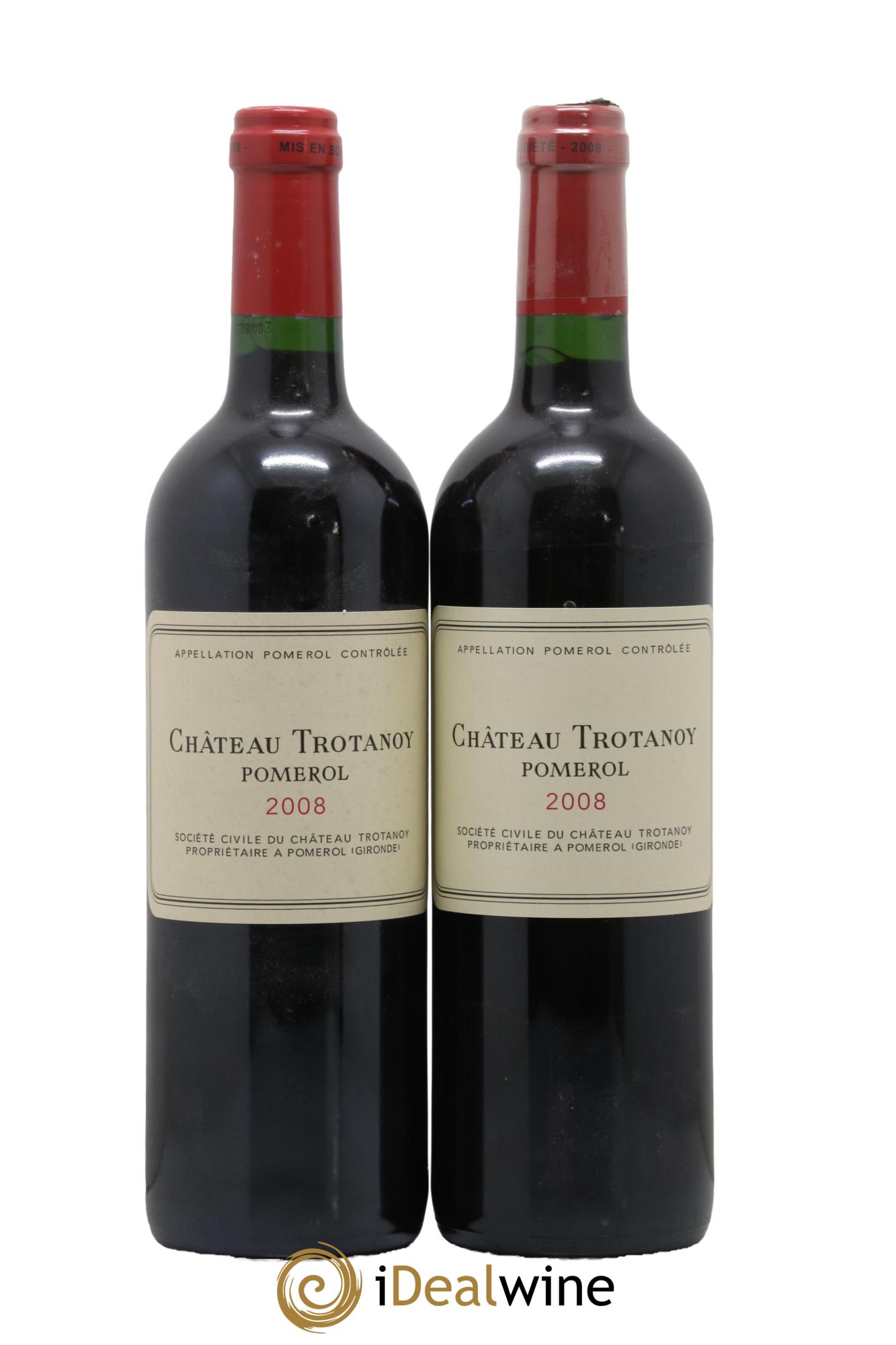 Château Trotanoy 2008 - Posten von 2 Flaschen - 0