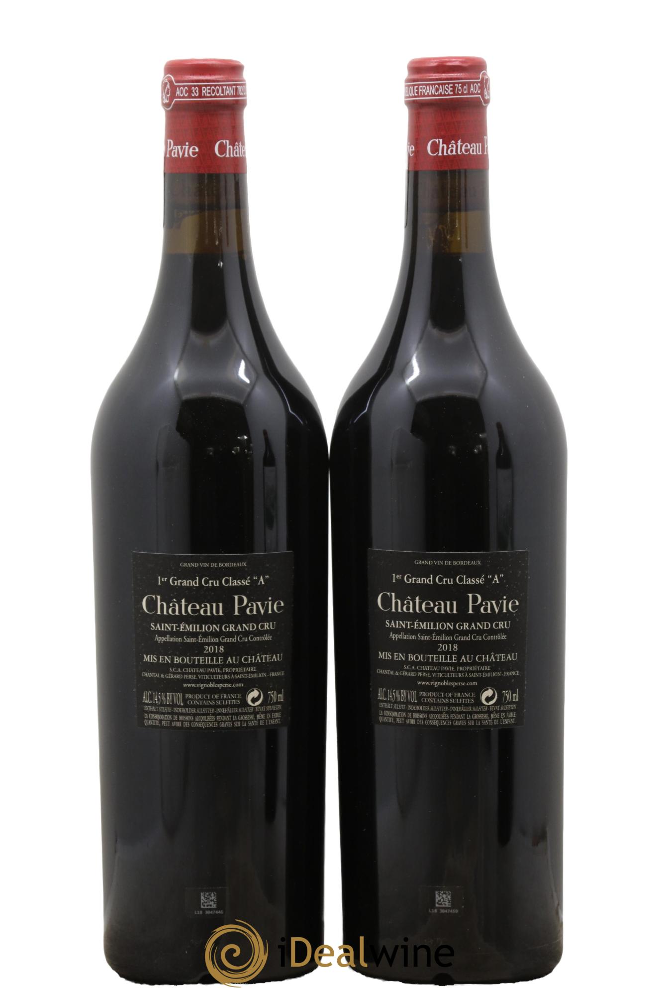 Château Pavie 1er Grand Cru Classé A 2020 - Posten von 2 Flaschen - 1