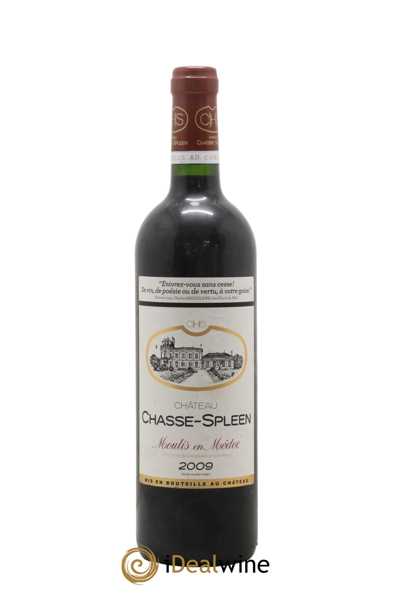 Château Chasse Spleen 2009 - Lotto di 1 bottiglia - 0