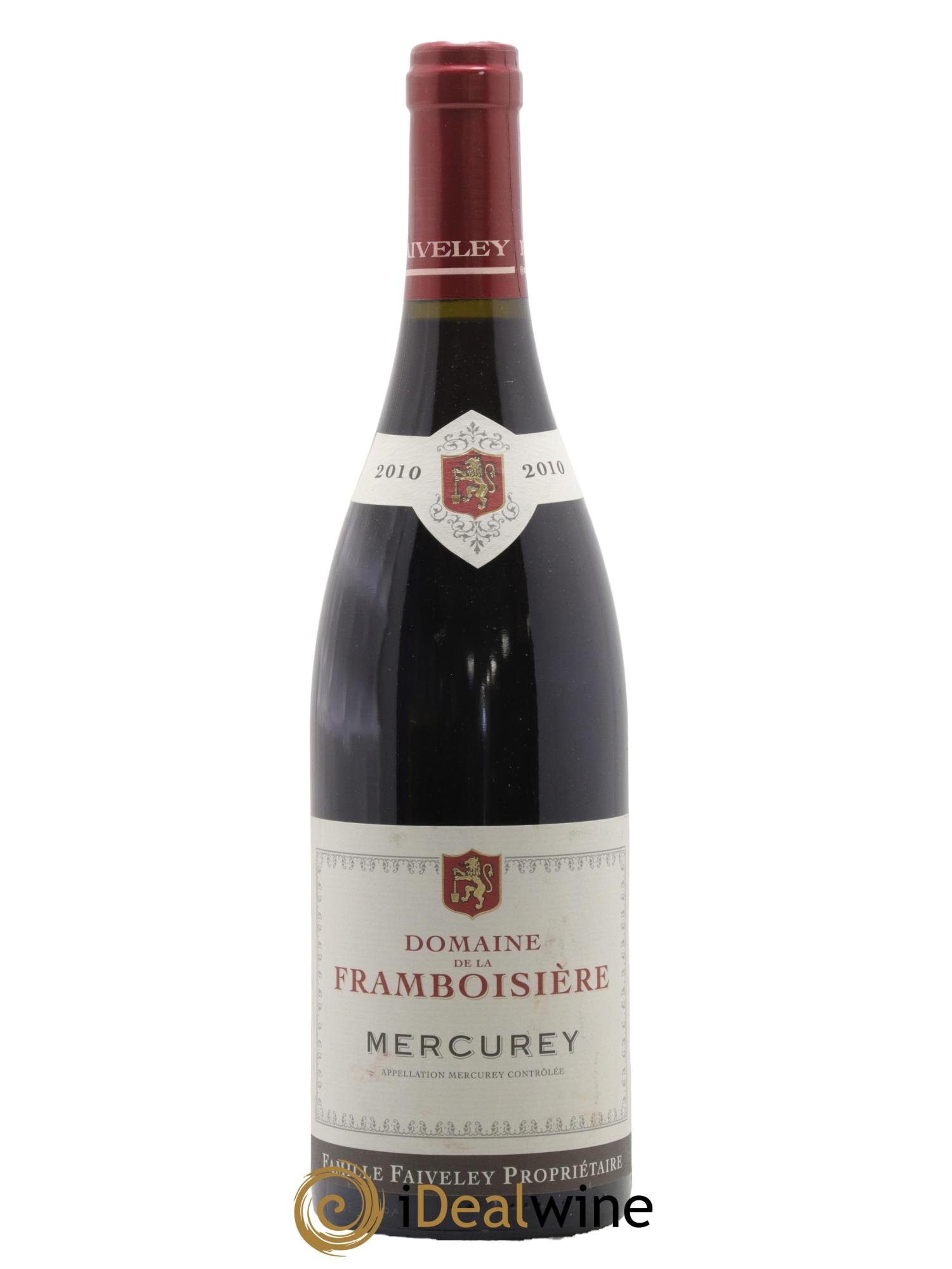 Mercurey Domaine de la Framboisière Faiveley 2010 - Lot of 1 bottle - 0