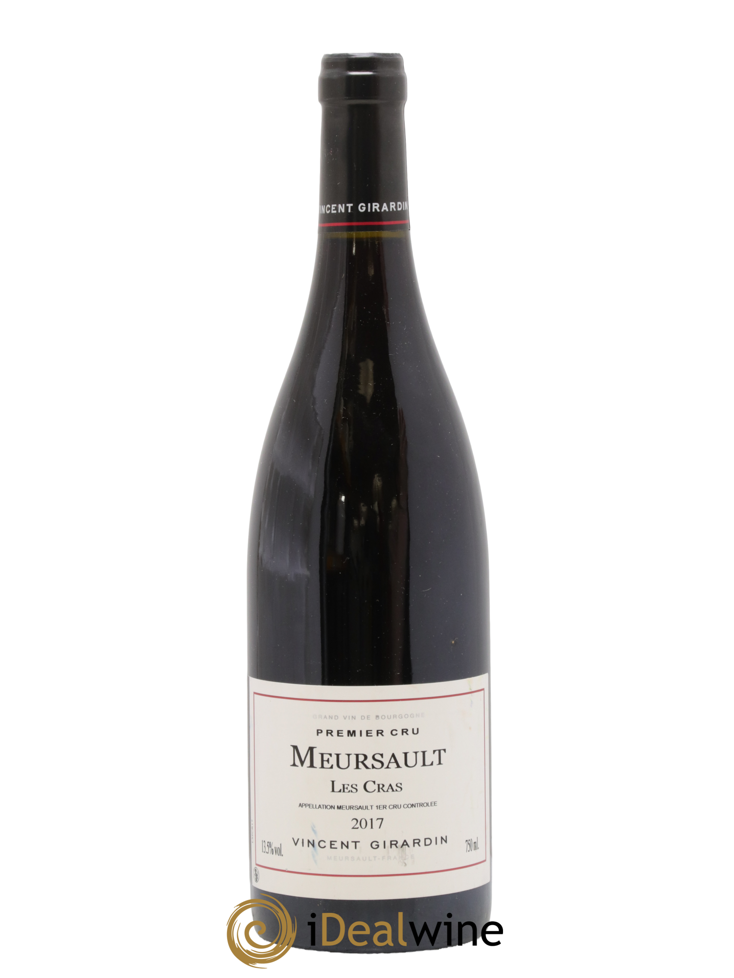 Meursault 1er Cru Les Cras Vincent Girardin 2017 - Lot de 1 bouteille - 0