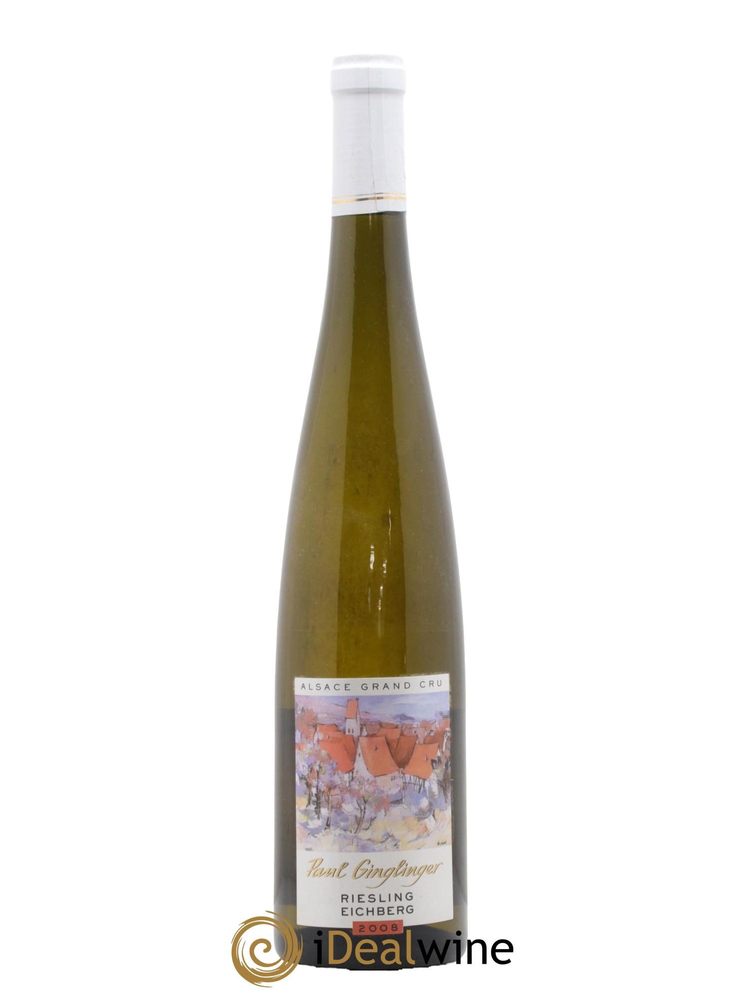 Alsace Grand Cru Riesling Eichberg Domaine Paul Ginglinger 2008 - Lot of 1 bottle - 0