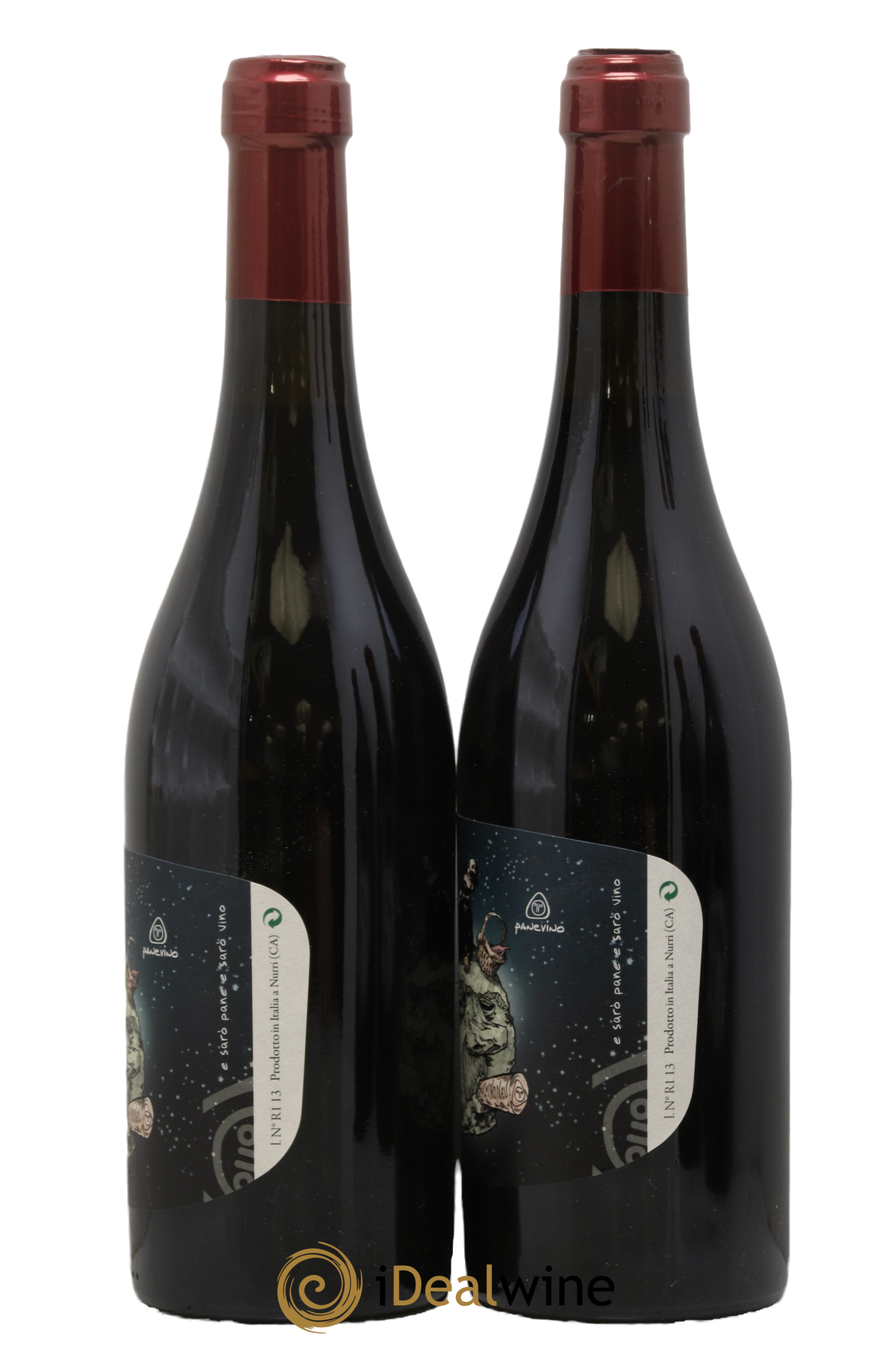Sardaigne Vino Rosso Su'Chi No'Nau Panevino 2013 - Lot of 2 bottles - 1