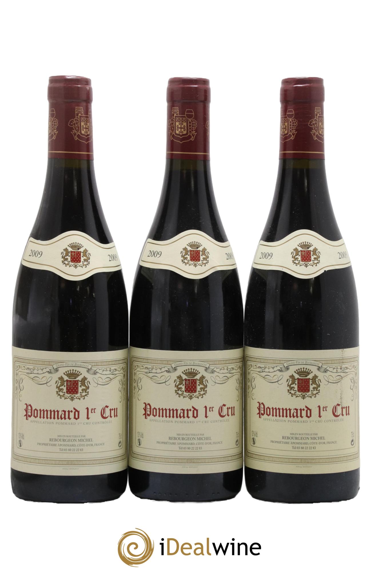 Pommard 1er Cru Michel Rebourgeon 2009 - Posten von 3 Flaschen - 0