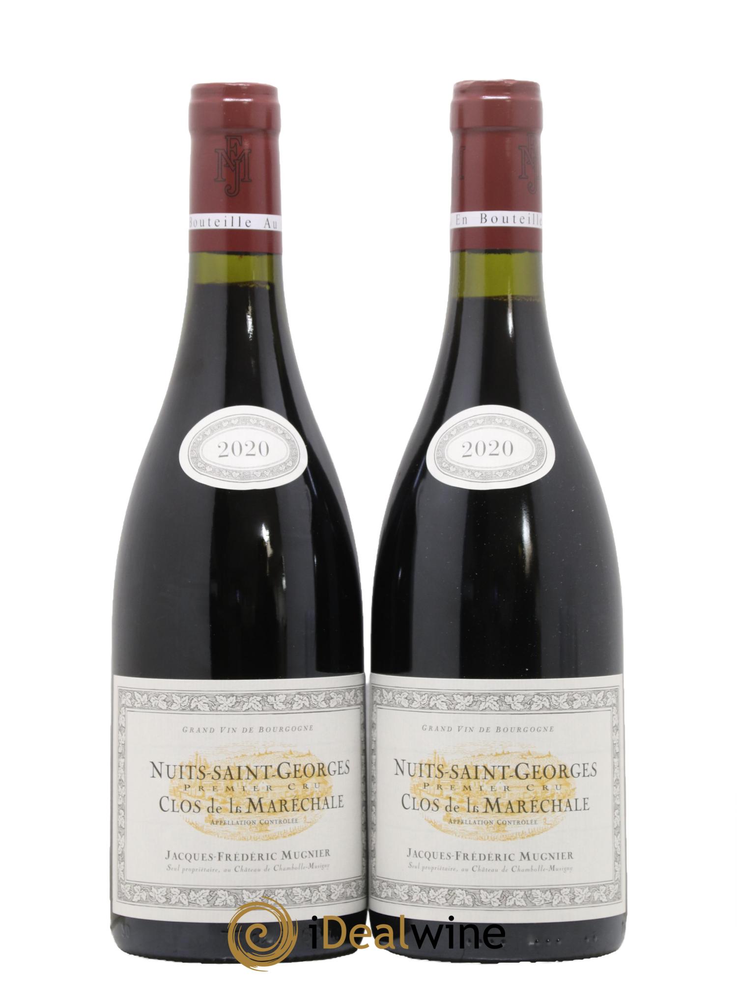 Nuits-Saint-Georges 1er Cru Clos de La Maréchale Jacques-Frédéric Mugnier 2020 - Lot de 2 bouteilles - 0