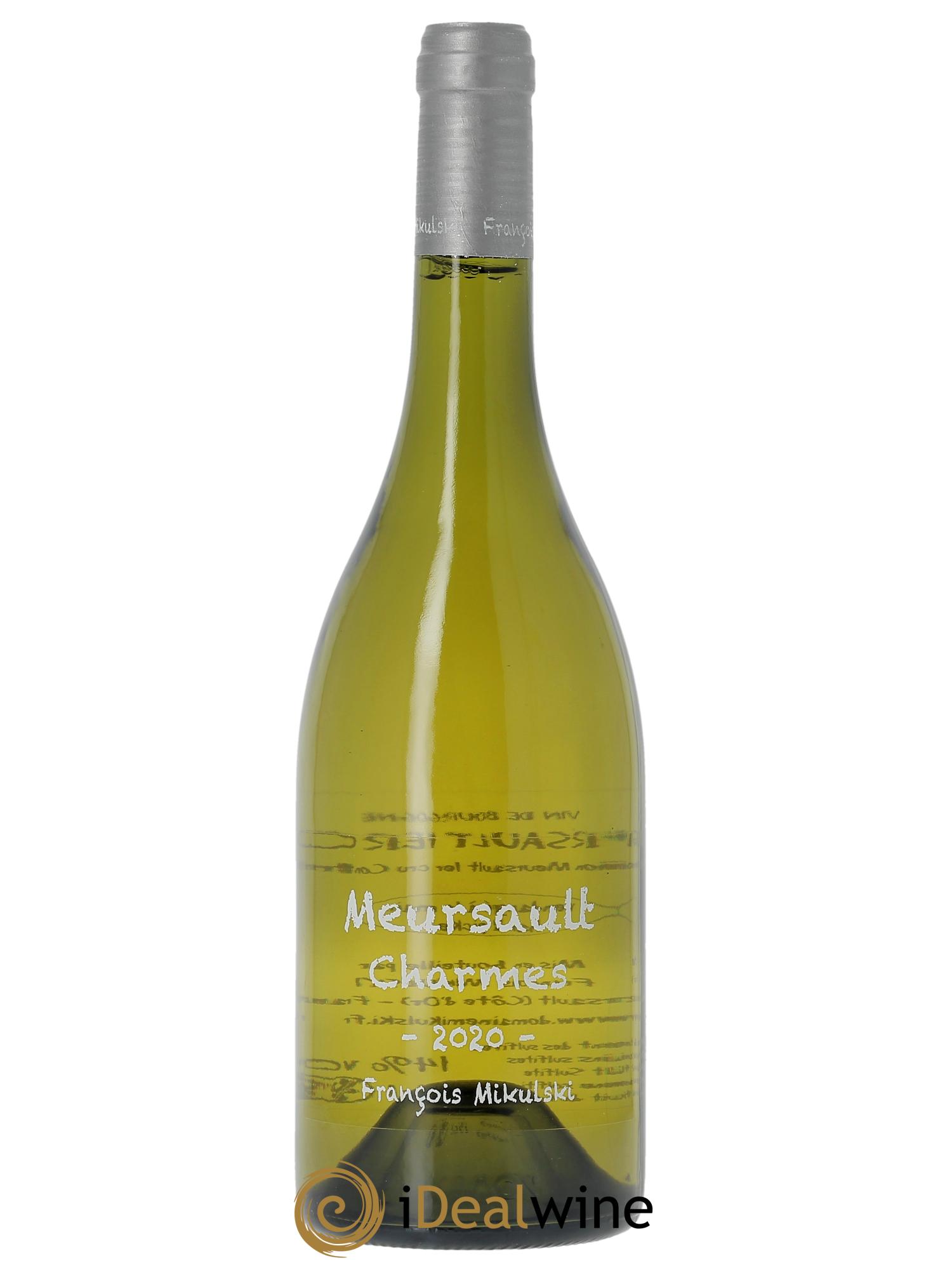 Meursault 1er Cru Charmes François Mikulski 2020 - Lot de 1 bouteille - 0