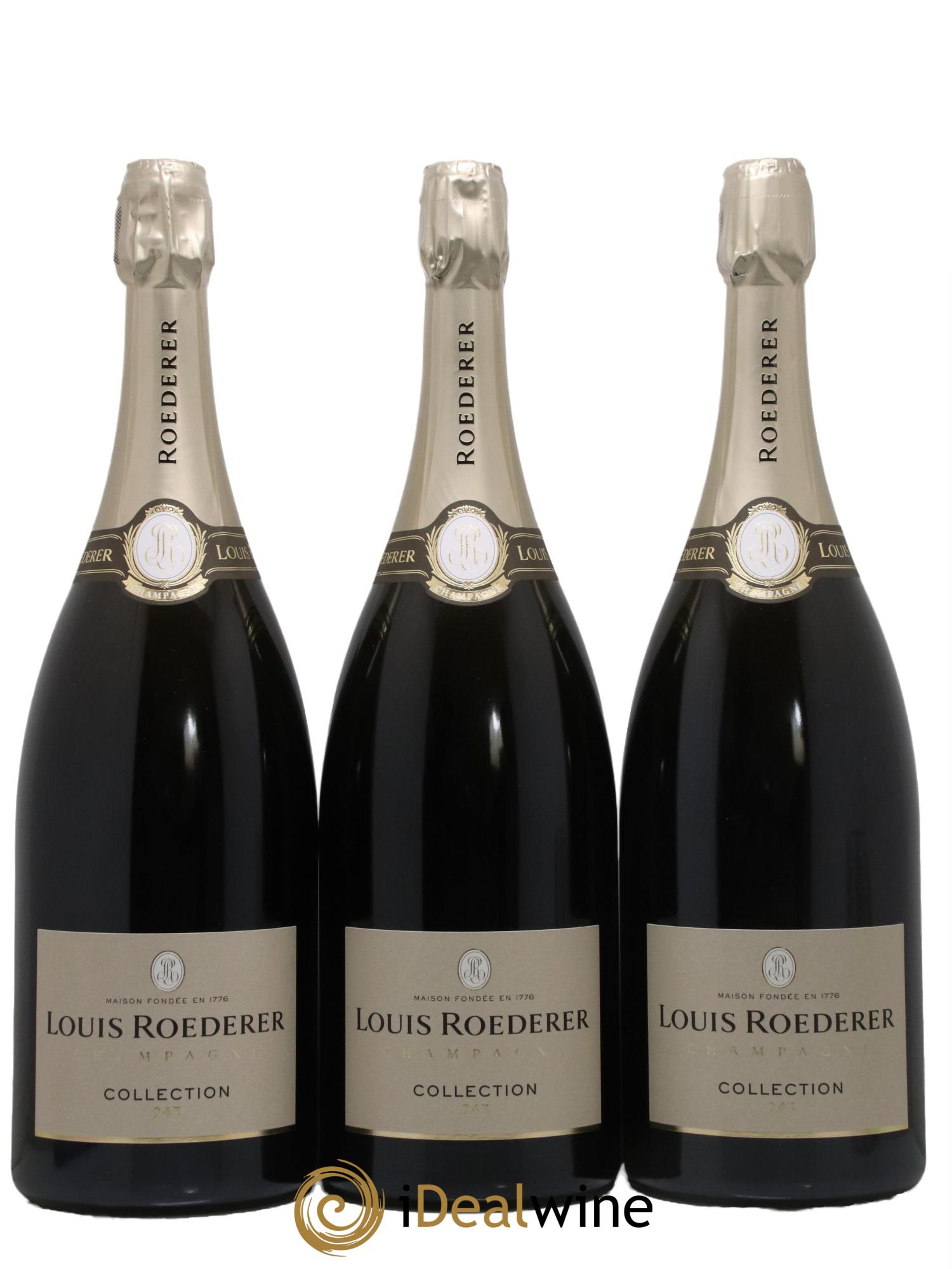 Collection 243 Brut Louis Roederer  - Lot of 3 magnums - 0
