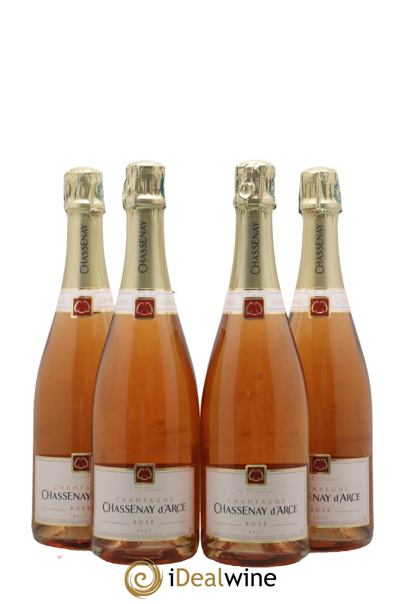 Champagne - Brut Chassenay d'Arce - Lot de 4 bouteilles - 0