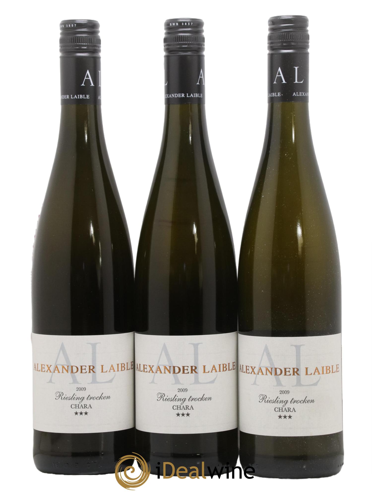 Allemagne Pays de Bade Riesling Trocken Chara *** Weingut Alexander Laible 2009 - Lot de 3 bouteilles - 0