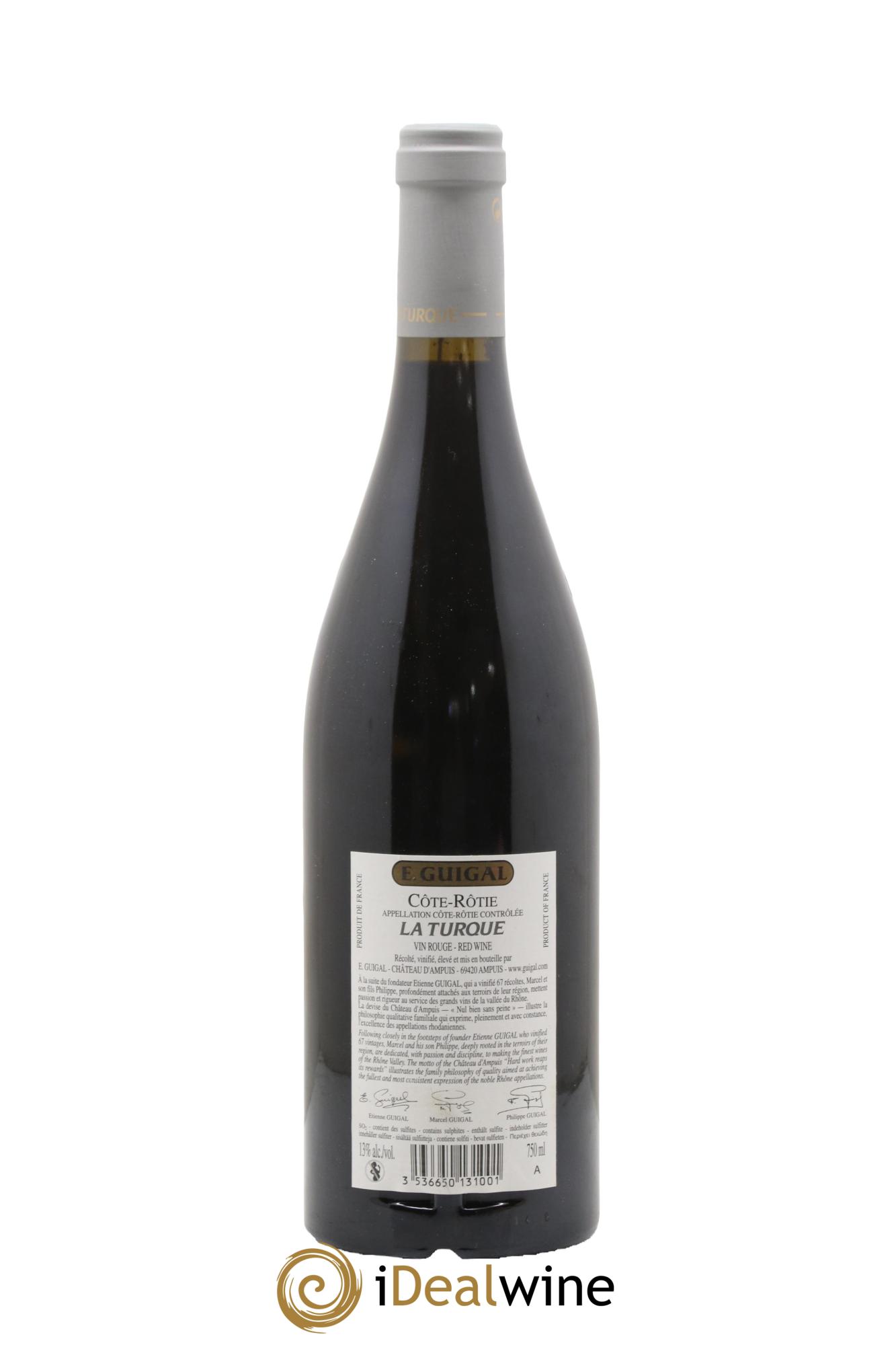 Côte-Rôtie La Turque Guigal 2010 - Lot of 1 bottle - 1