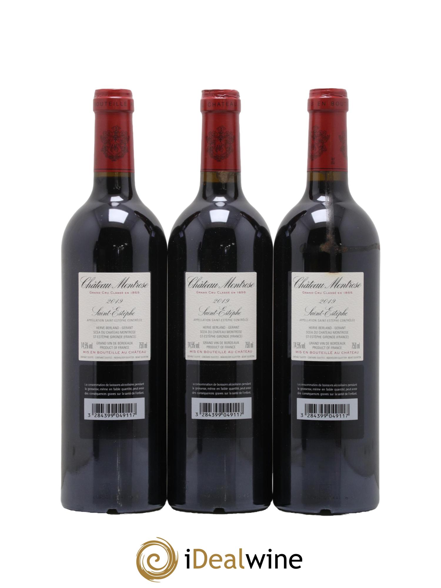 Château Montrose 2ème Grand Cru Classé 2019 - Lot de 6 bouteilles - 4