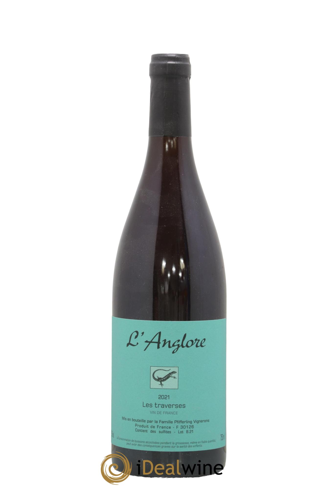 Vin de France Les Traverses L'Anglore 2021 - Lot de 1 bouteille - 0