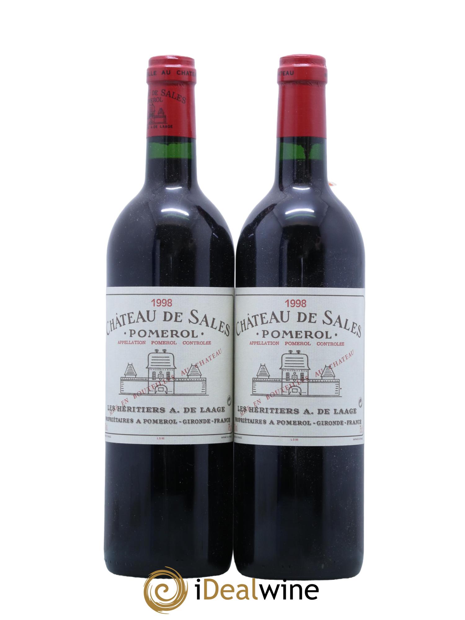 Château de Sales 1998 - Posten von 2 Flaschen - 0