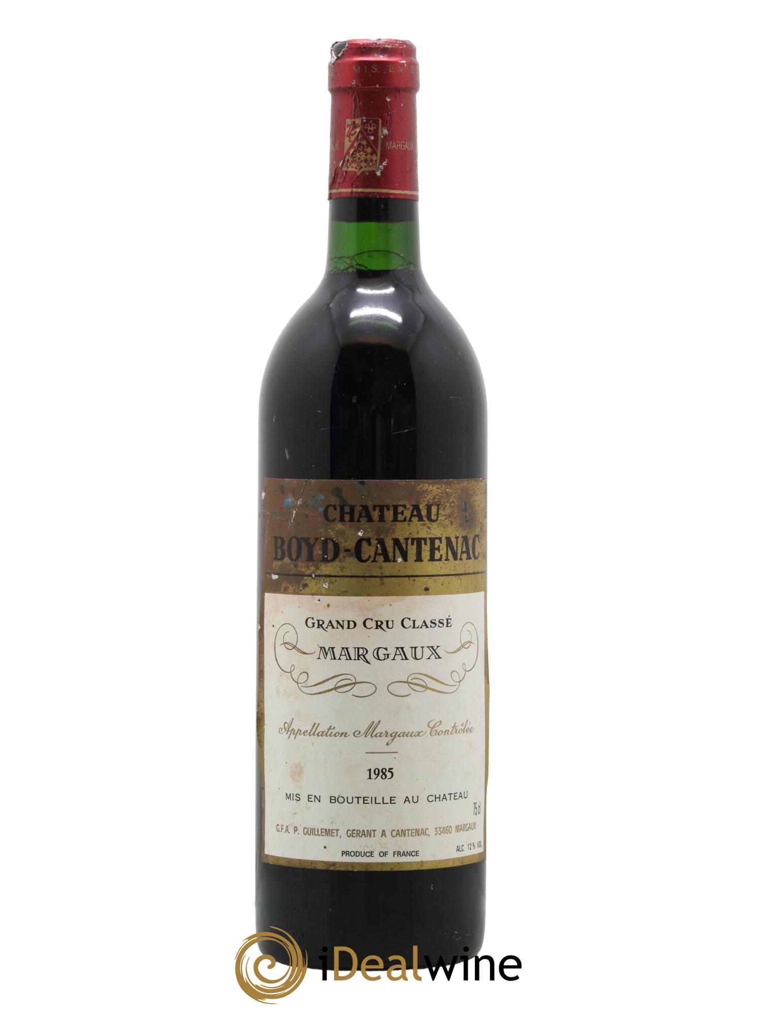 Château Boyd Cantenac 3ème Grand Cru Classé 1985 - Lot de 1 bouteille - 0