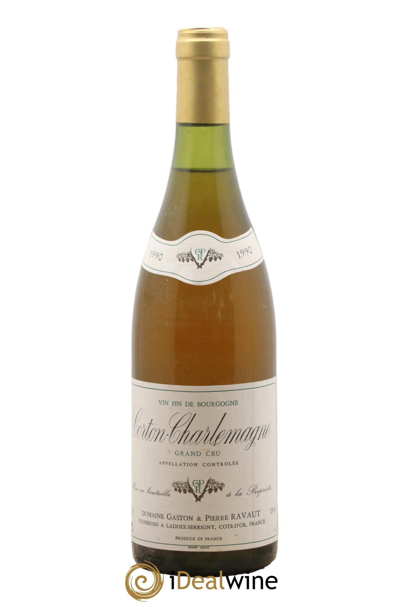 Corton-Charlemagne Grand Cru Gaston & Pierre Ravaut 1990 - Lot de 1 bouteille - 0