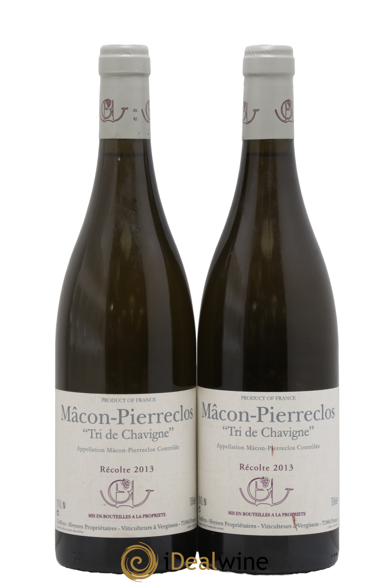 Mâcon-Pierreclos Tri de Chavigne Guffens-Heynen 2013 - Lot de 2 bouteilles - 0