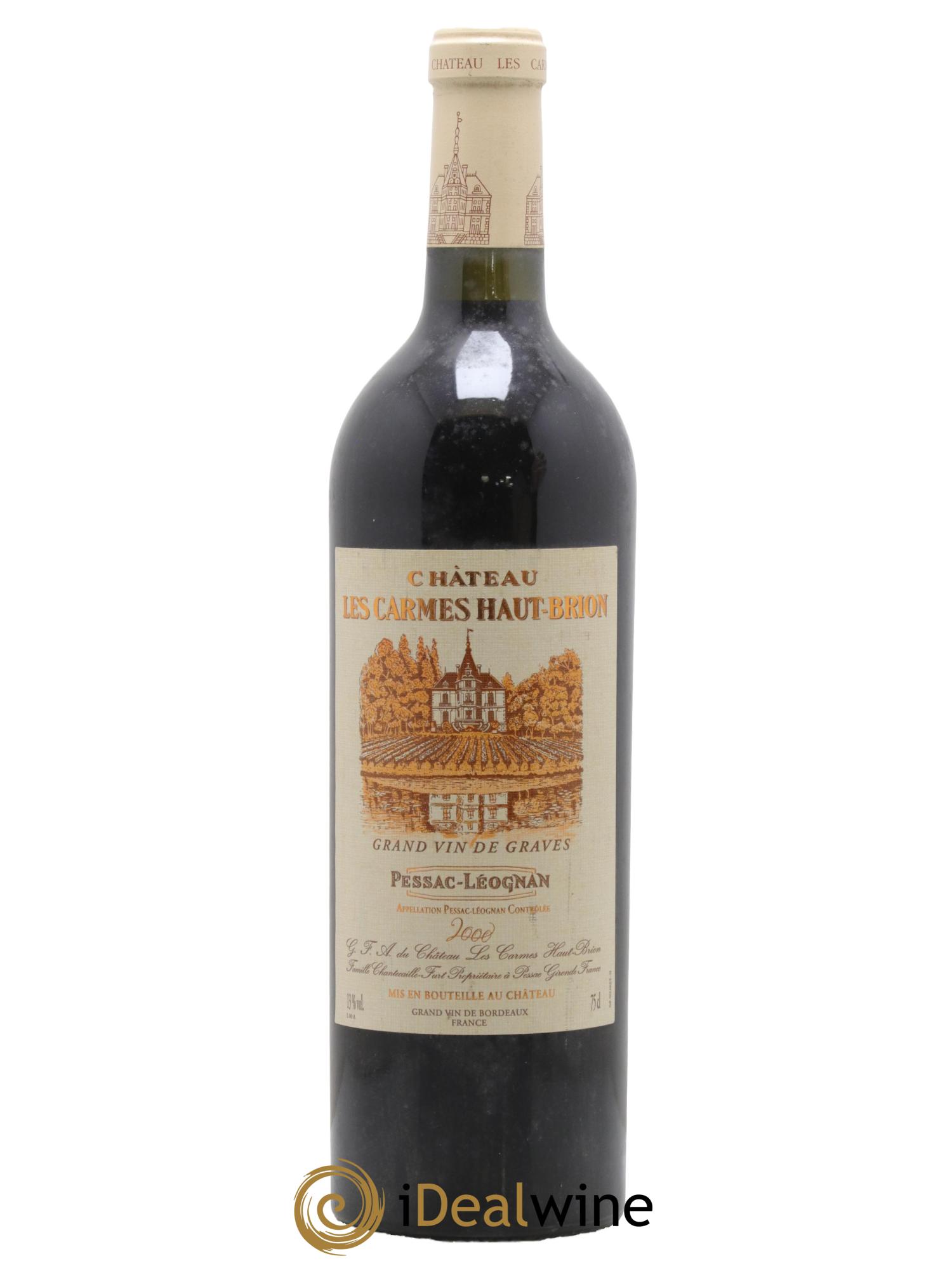 Château Les Carmes Haut-Brion 2000 - Lot de 1 bouteille - 0
