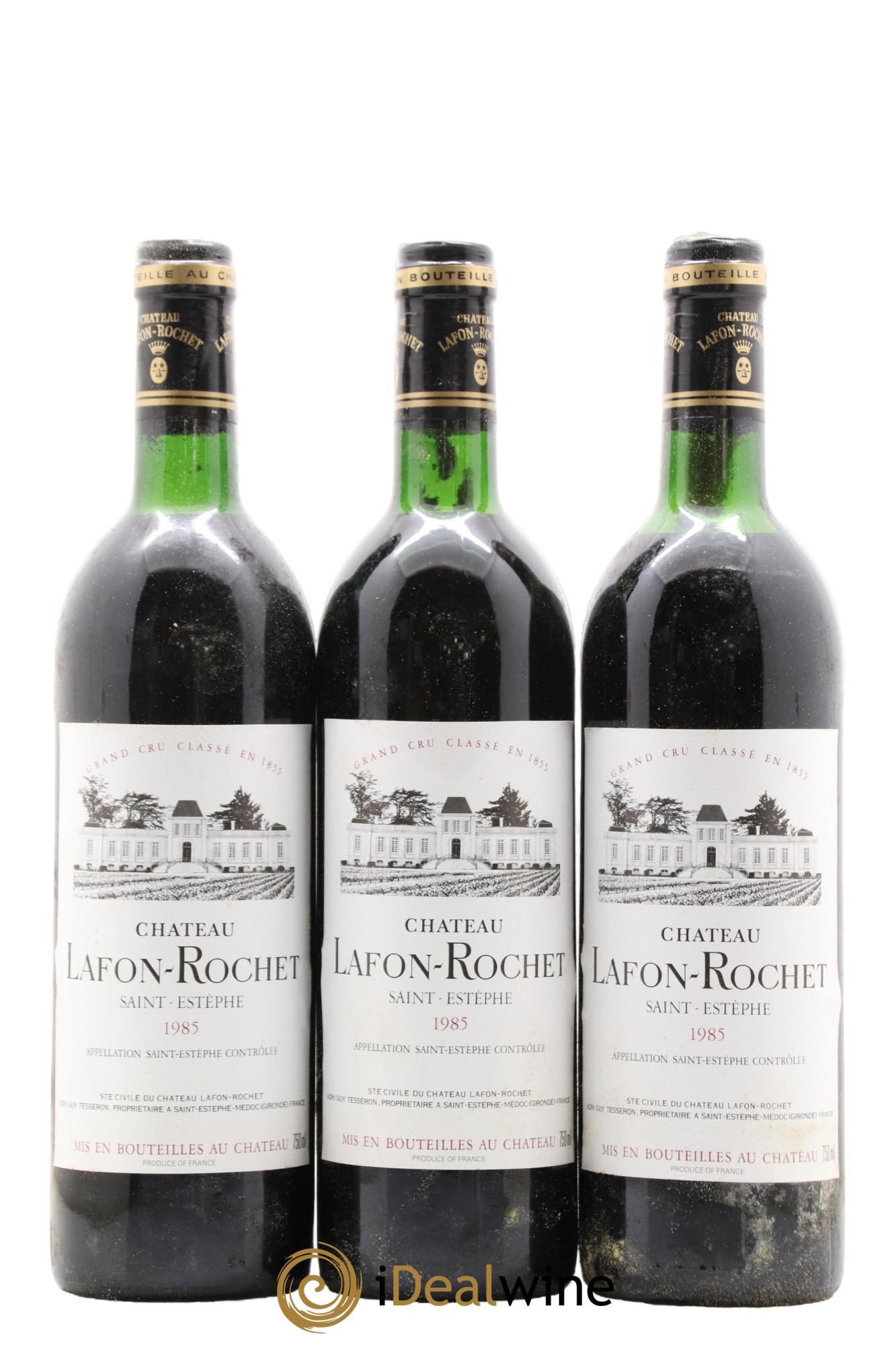 Château Lafon Rochet 4ème Grand Cru Classé 1985 - Lot de 6 bouteilles - 2