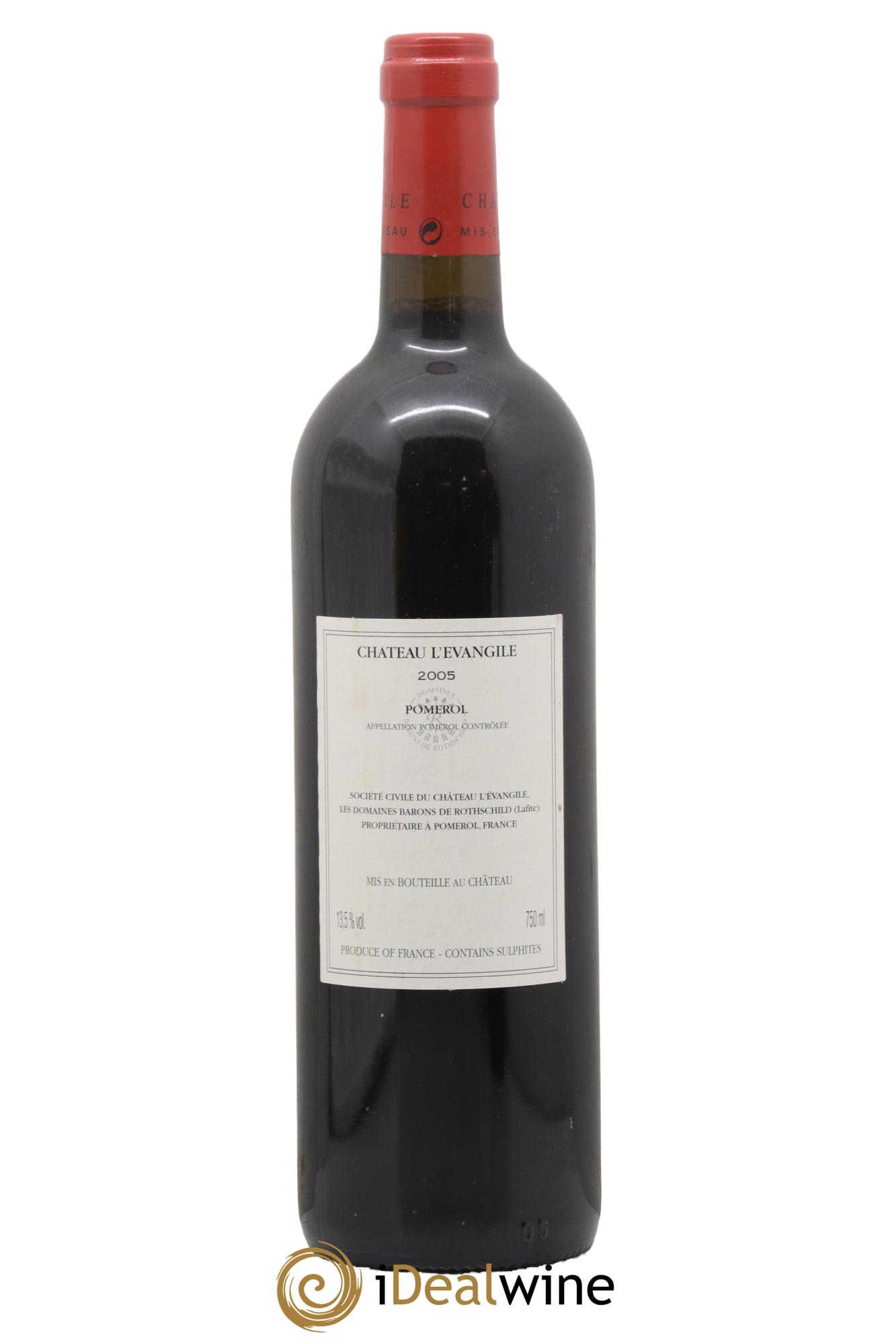 Château l' Évangile 2005 - Lot de 1 bouteille - 1