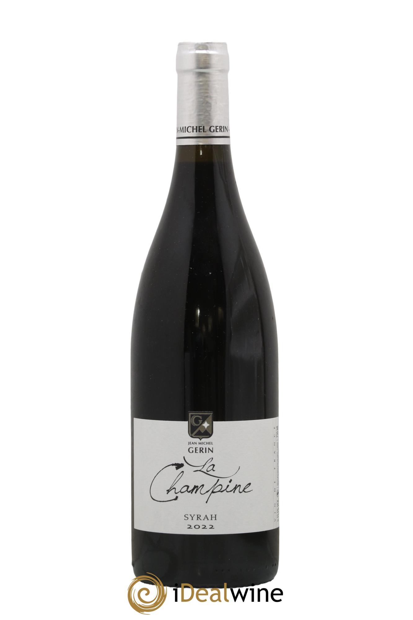 IGP Collines Rhodaniennes Syrah La Champine Jean-Michel Gerin 2022 - Posten von 1 Flasche - 0