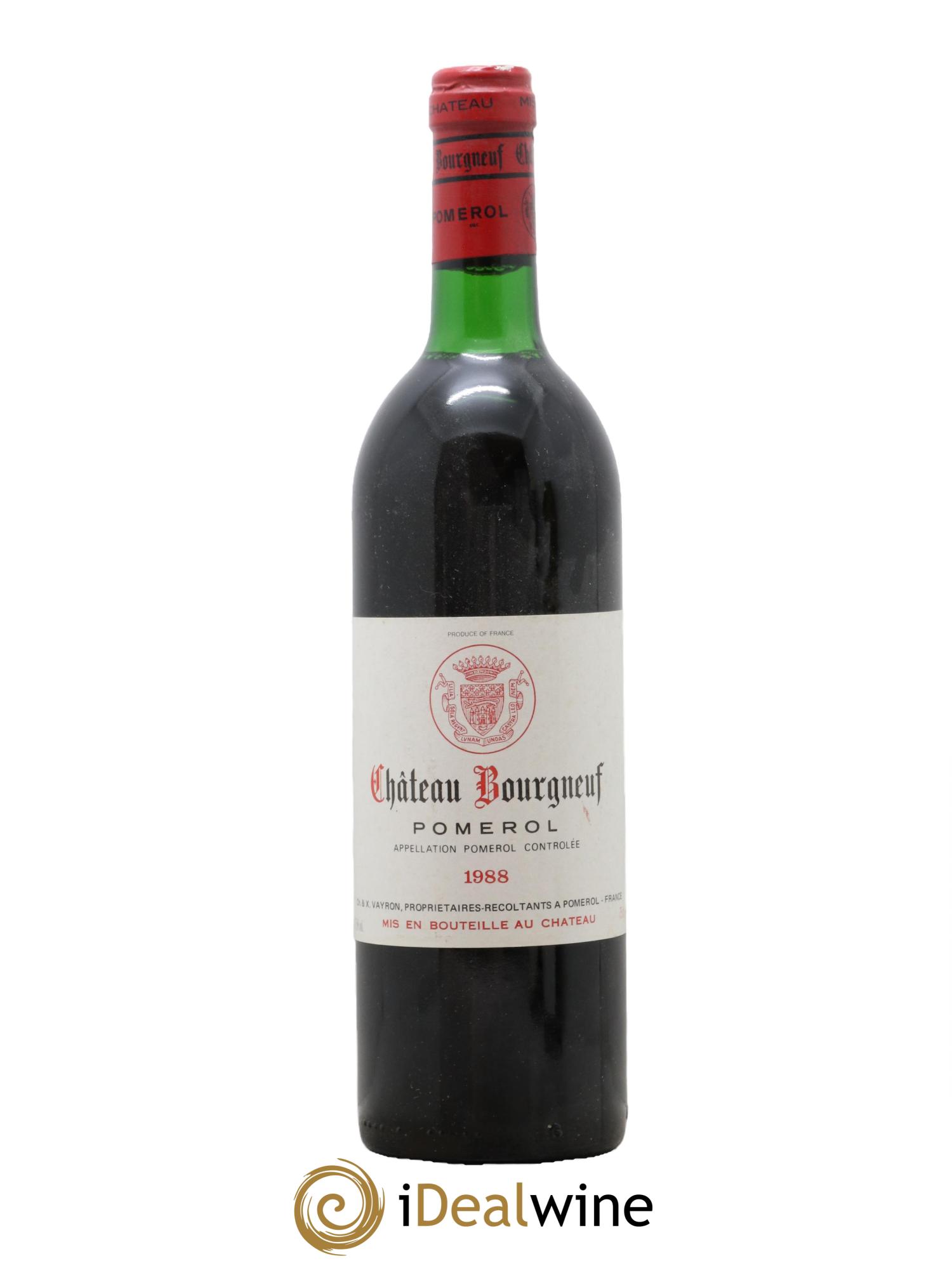 Château Bourgneuf 1988 - Lot de 1 bouteille - 0