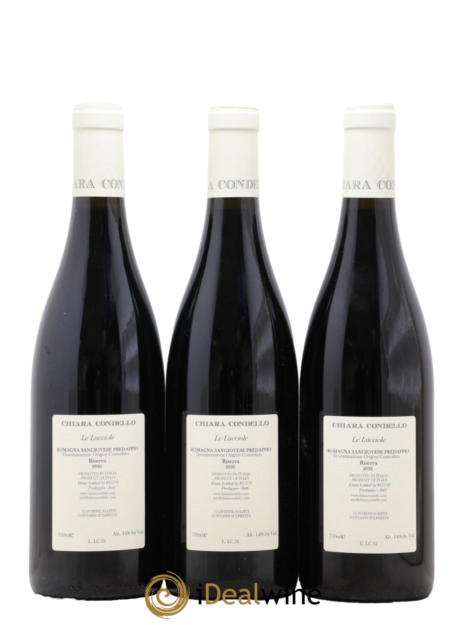 Sangiovese Di Romagna Predappio DOC Chiara Condello Le Lucciole Riserva 2020 - Lot of 3 bottles - 1
