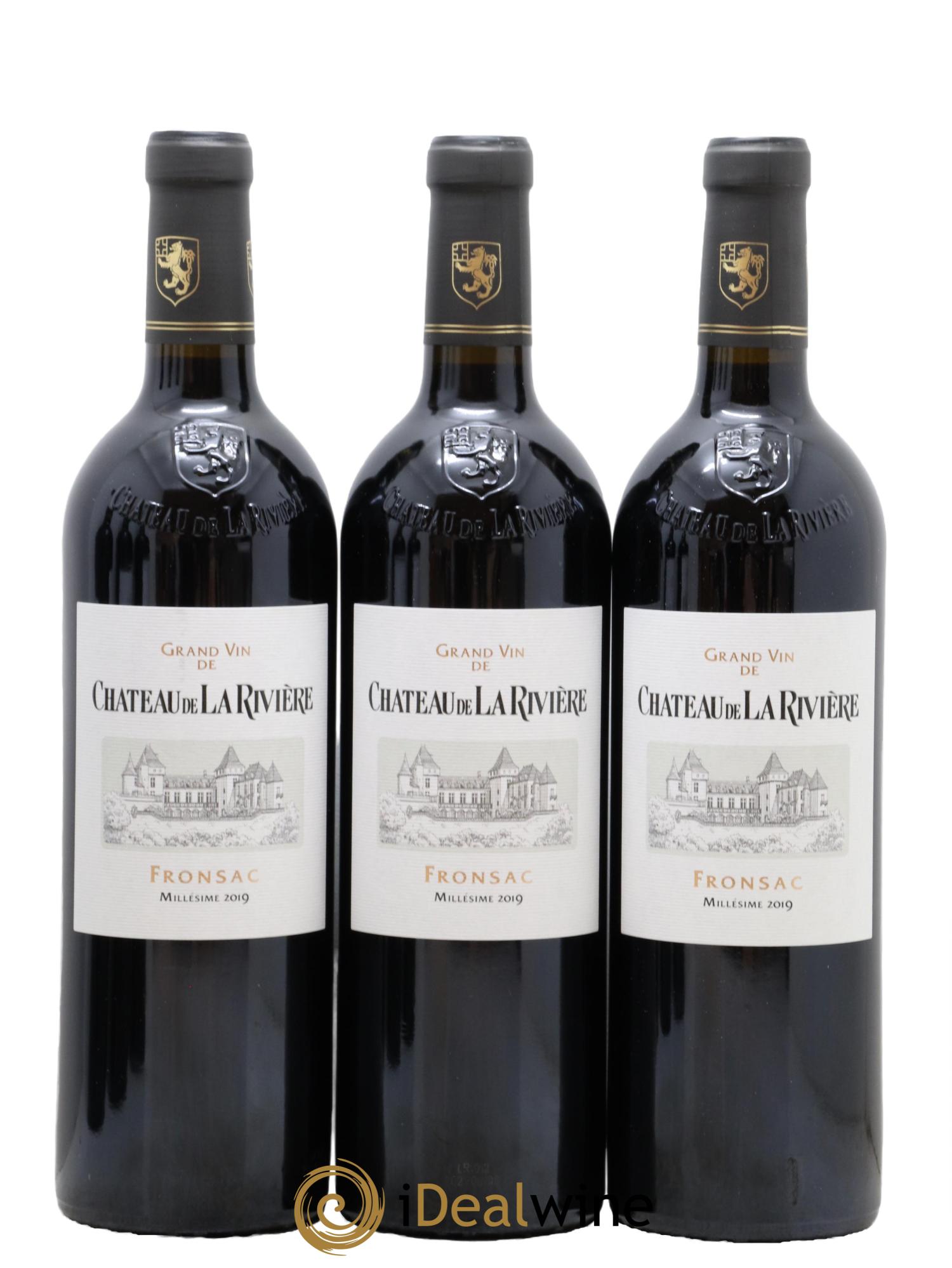 Château de La Rivière 2019 - Lot de 6 bouteilles - 1