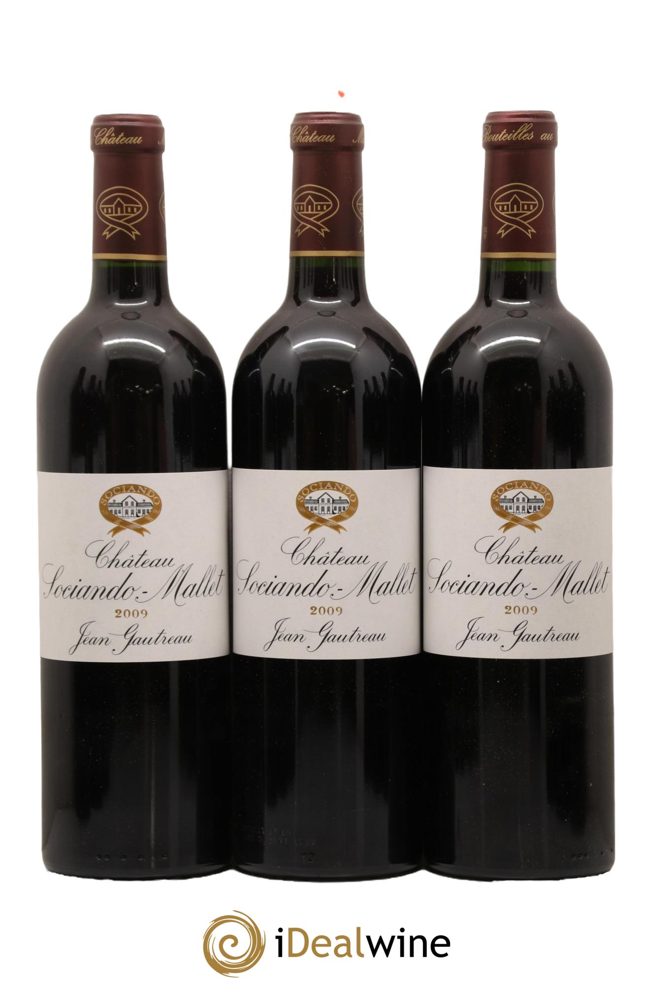 Château Sociando Mallet 2009 - Lot de 12 bouteilles - 2
