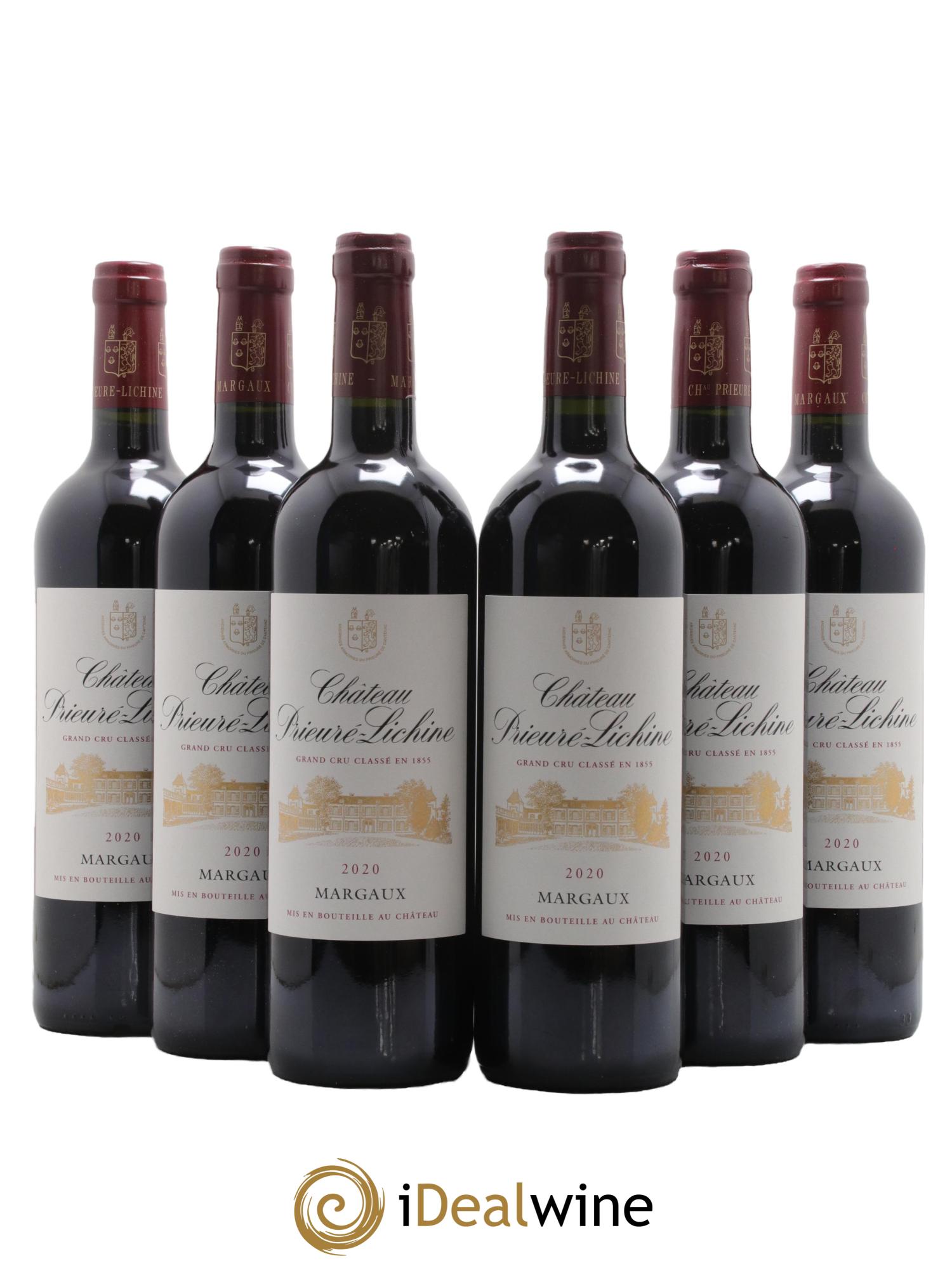 Château Prieuré Lichine 4ème Grand Cru Classé 2020 - Lot de 6 bouteilles - 0
