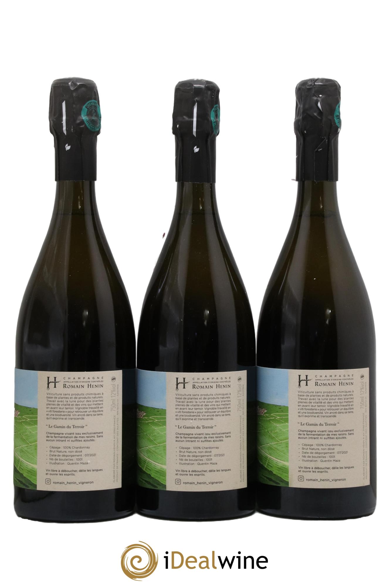 Gamin du Terroir Romain Henin 2021 - Lot de 3 bouteilles - 1