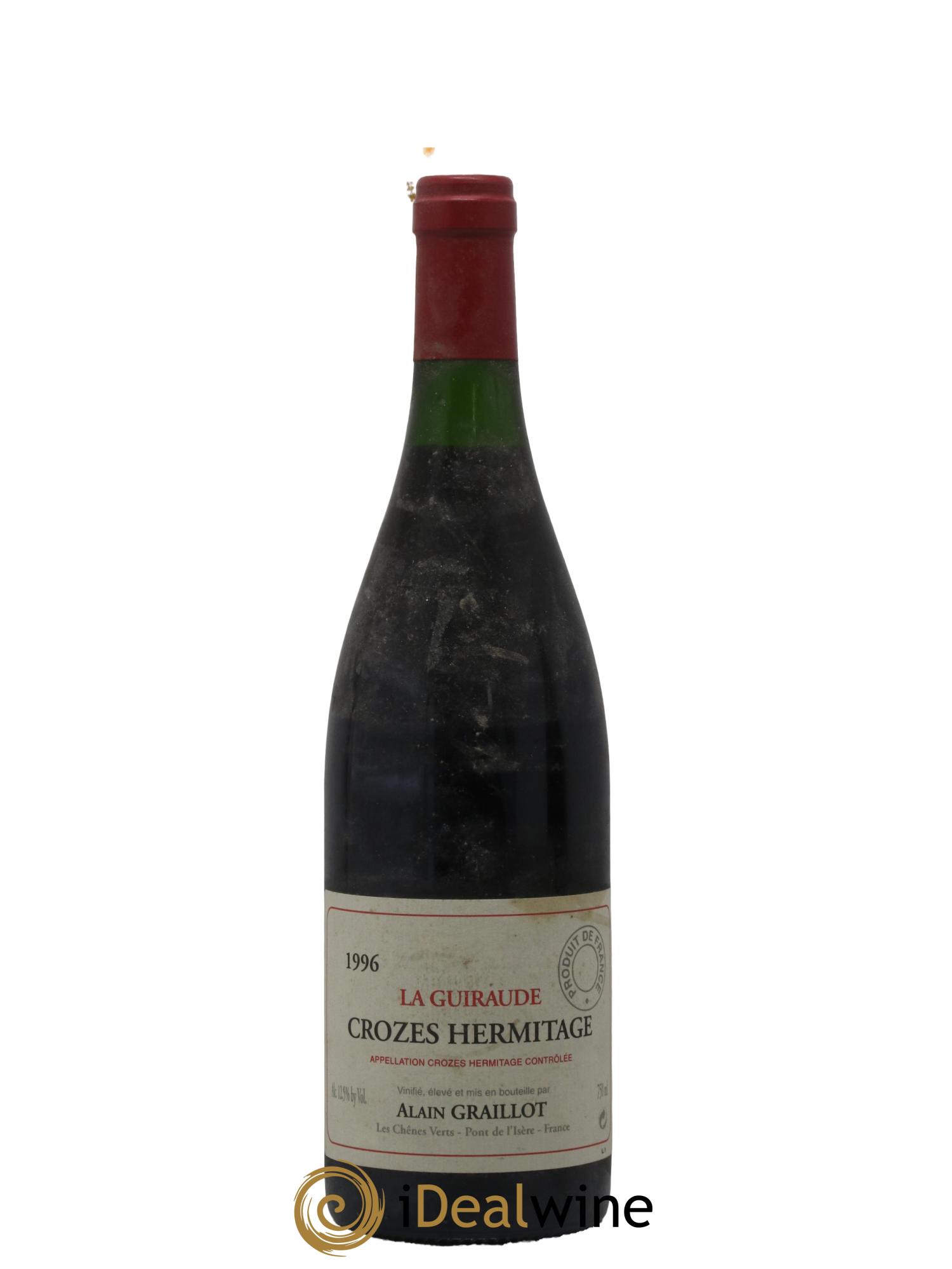 Crozes-Hermitage La Guiraude Domaine Graillot 1996 - Lot de 1 bouteille - 0
