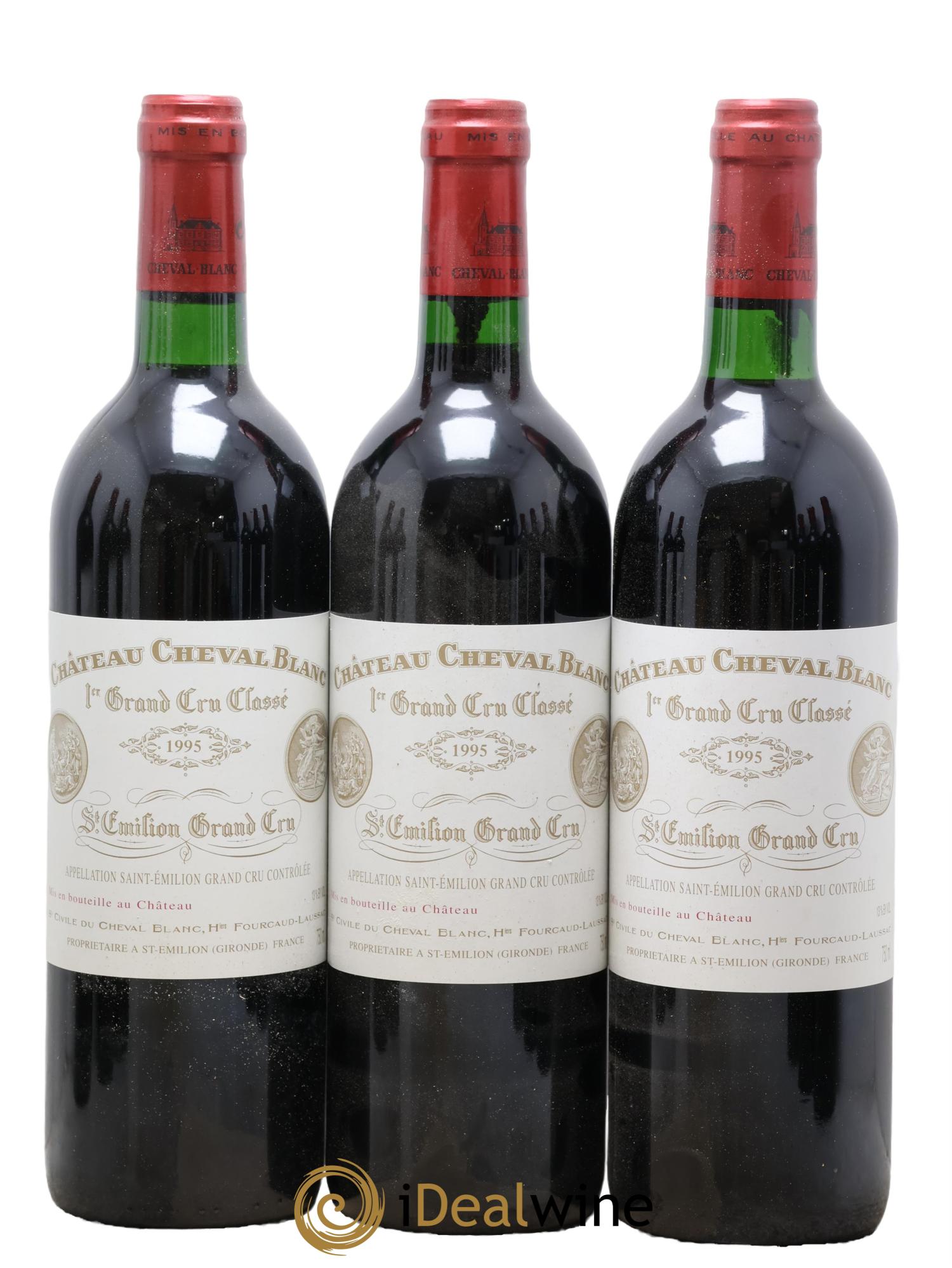 Château Cheval Blanc 1er Grand Cru Classé A 1995 - Lot of 12 bottles - 2