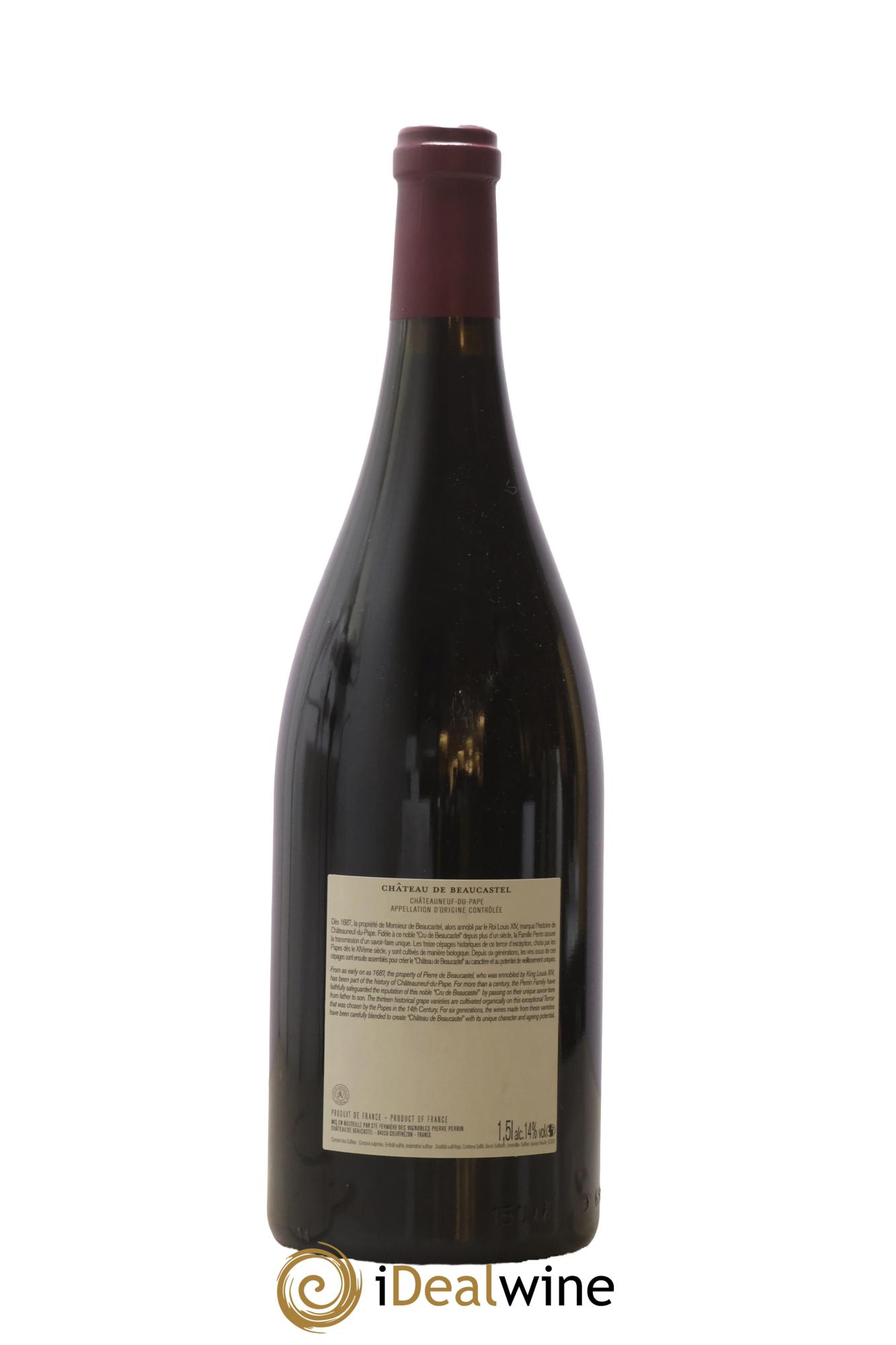 Châteauneuf-du-Pape Château de Beaucastel Famille Perrin 2016 - Lot of 1 magnum - 1