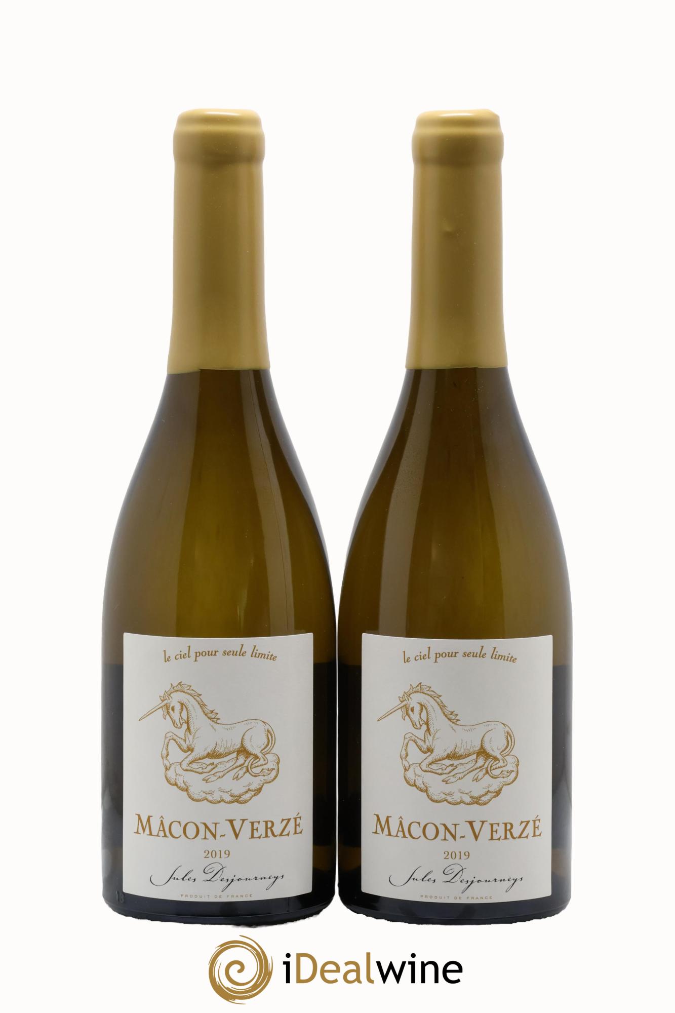 Mâcon-Verzé Jules Desjourneys 2019 - Lot of 2 bottles - 0