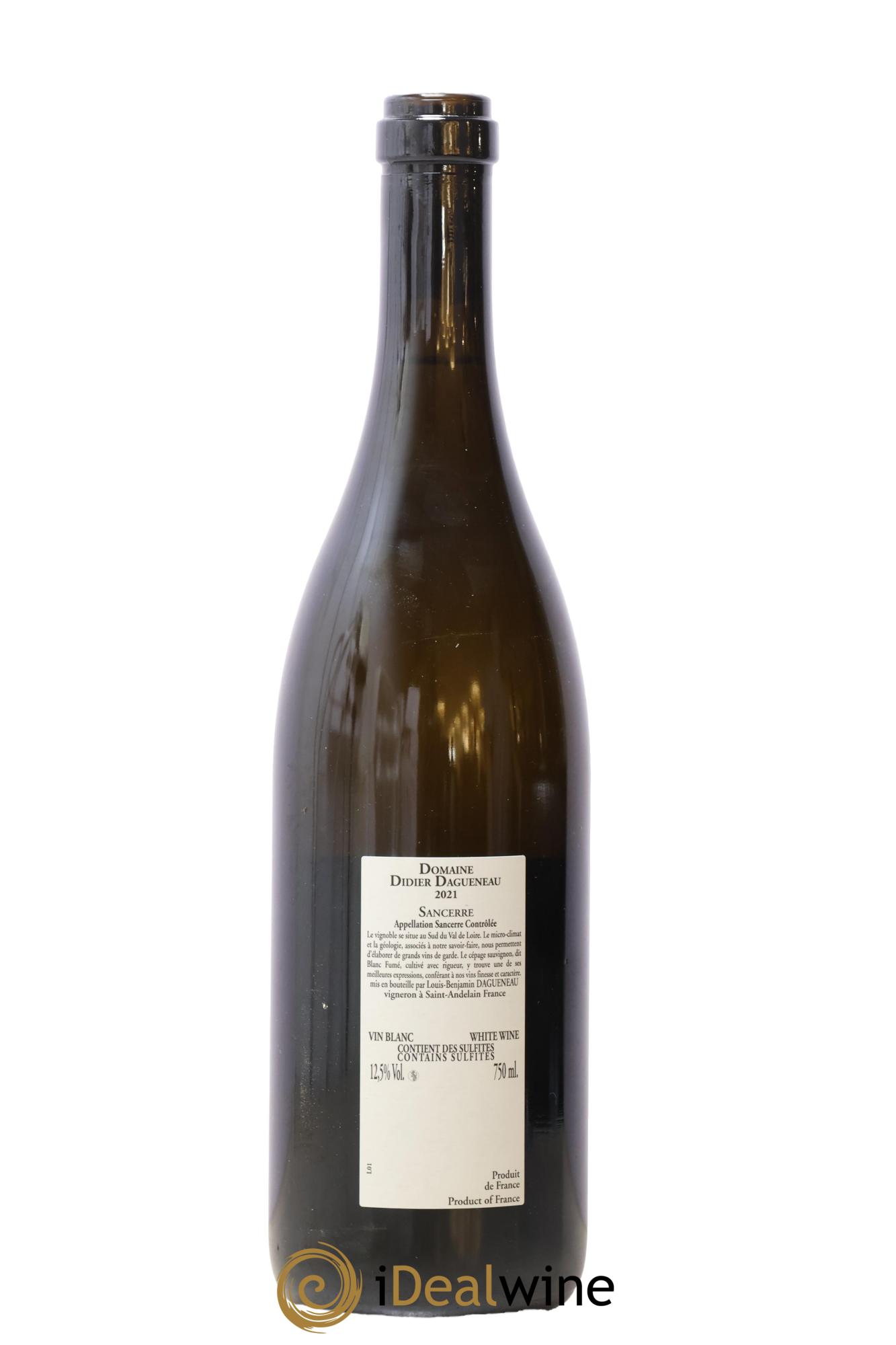 Sancerre En Chailloux Dagueneau 2021 - Lot de 1 bouteille - 1