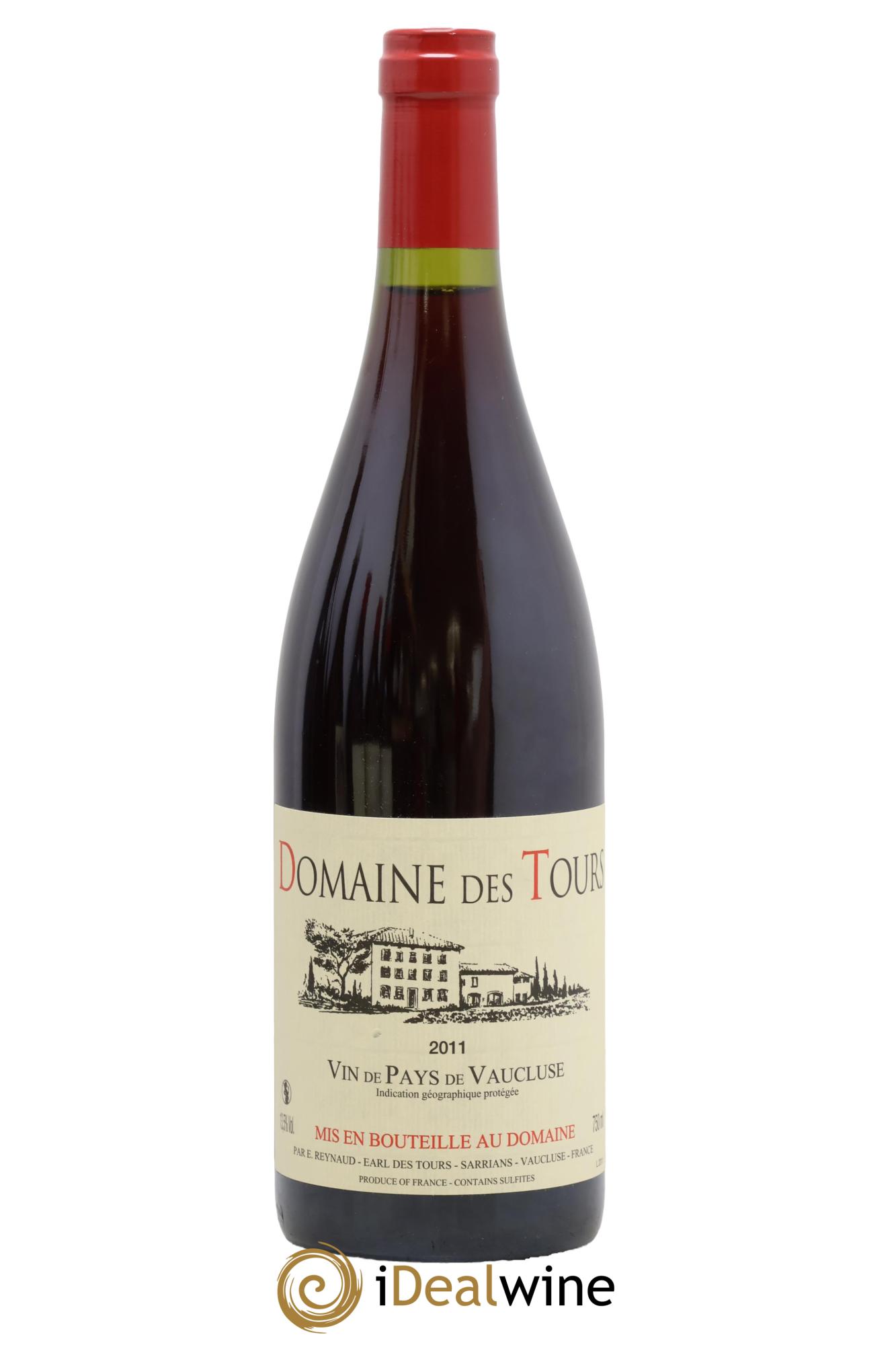 Vaucluse (Vin de Pays de Vaucluse) Domaine des Tours Emmanuel Reynaud 2011 - Posten von 1 Flasche - 0