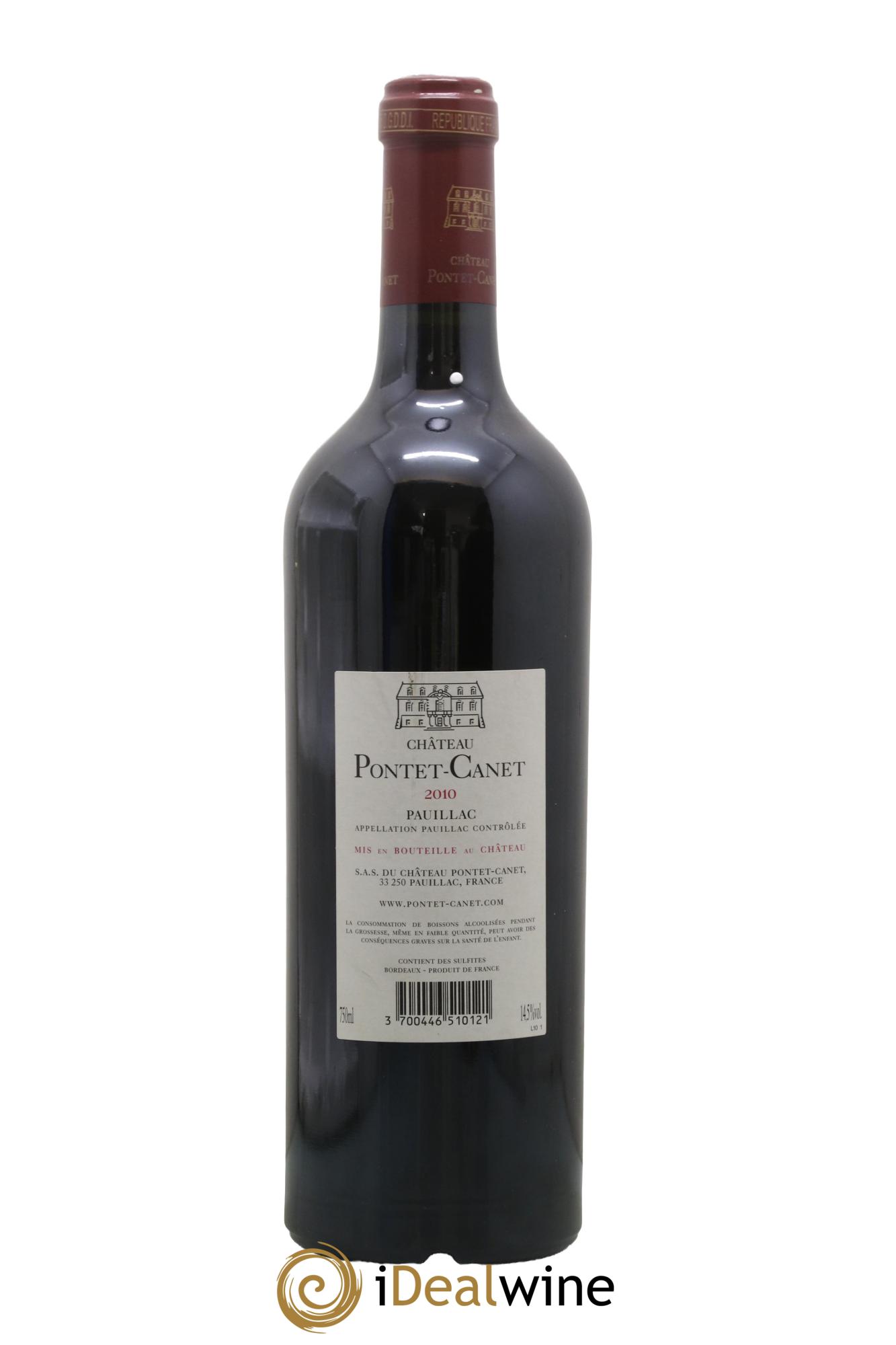 Château Pontet Canet 5ème Grand Cru Classé 2010 - Lotto di 1 bottiglia - 1