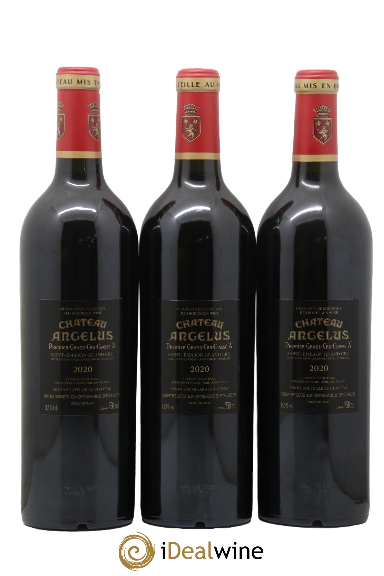 Château Angélus 1er Grand Cru Classé A 2020 - Lot de 6 bouteilles - 4