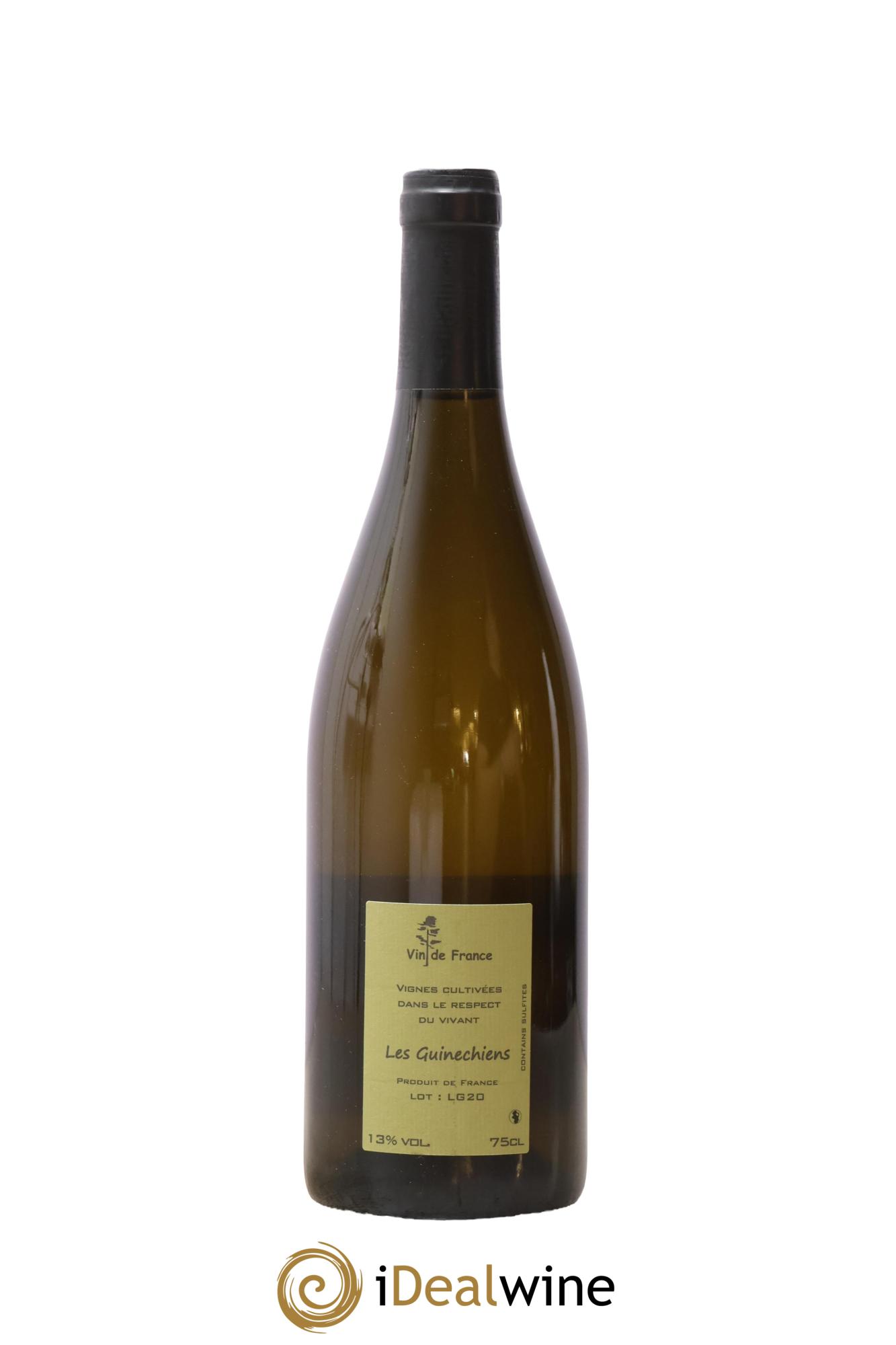 Vin de France Les Guinechiens Benoit Courault 2020 - Lot de 1 bouteille - 1