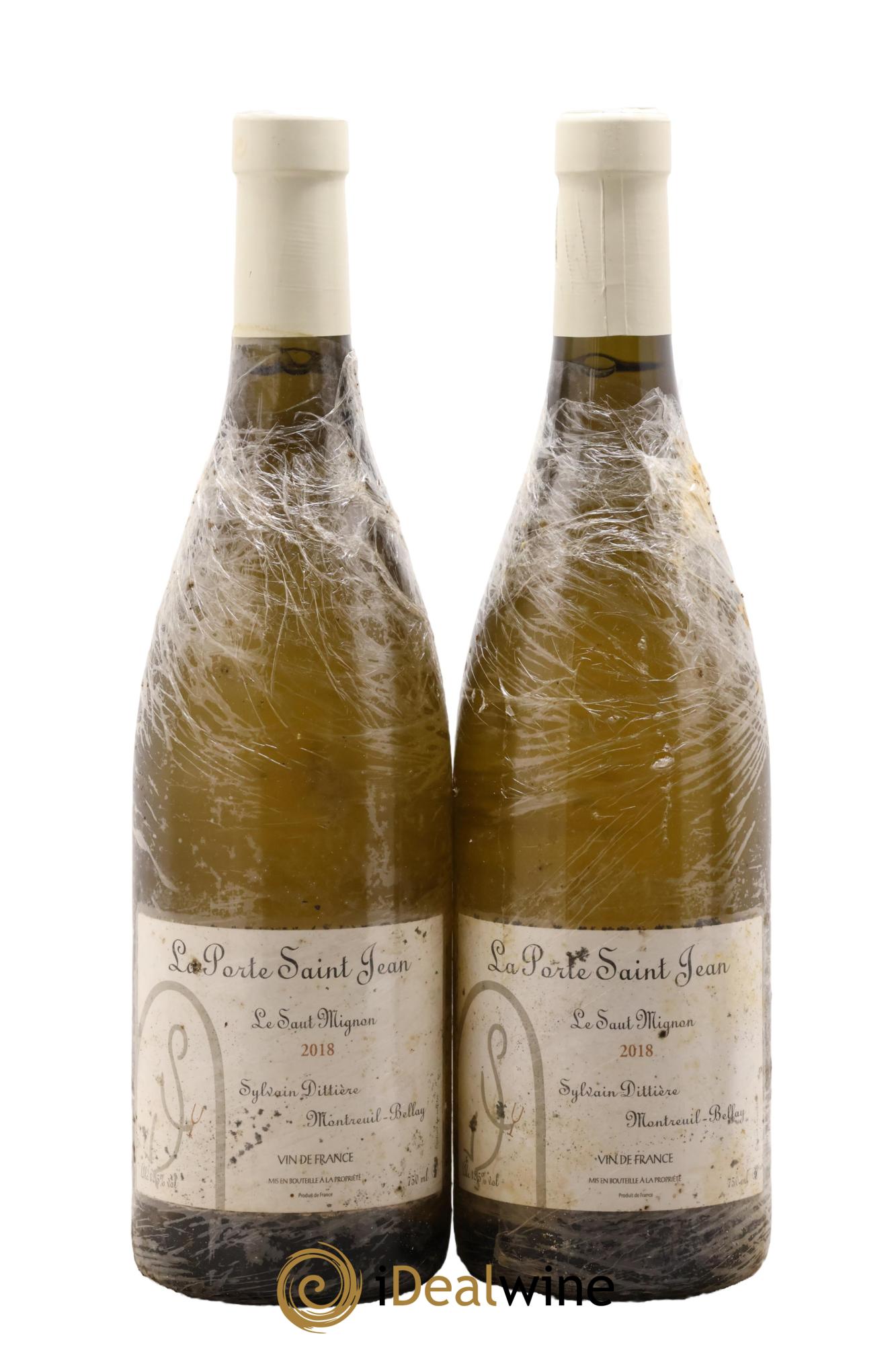 Vin de France Le Saut Mignon La Porte Saint Jean 2018 - Lot de 2 bouteilles - 0
