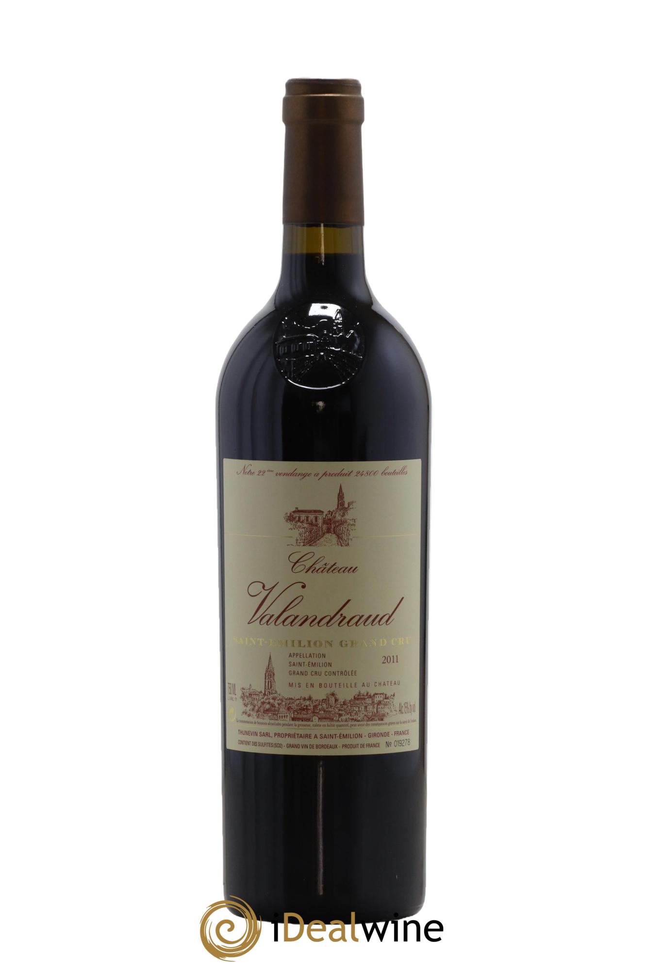 Château de Valandraud 2011 - Posten von 1 Flasche - 0