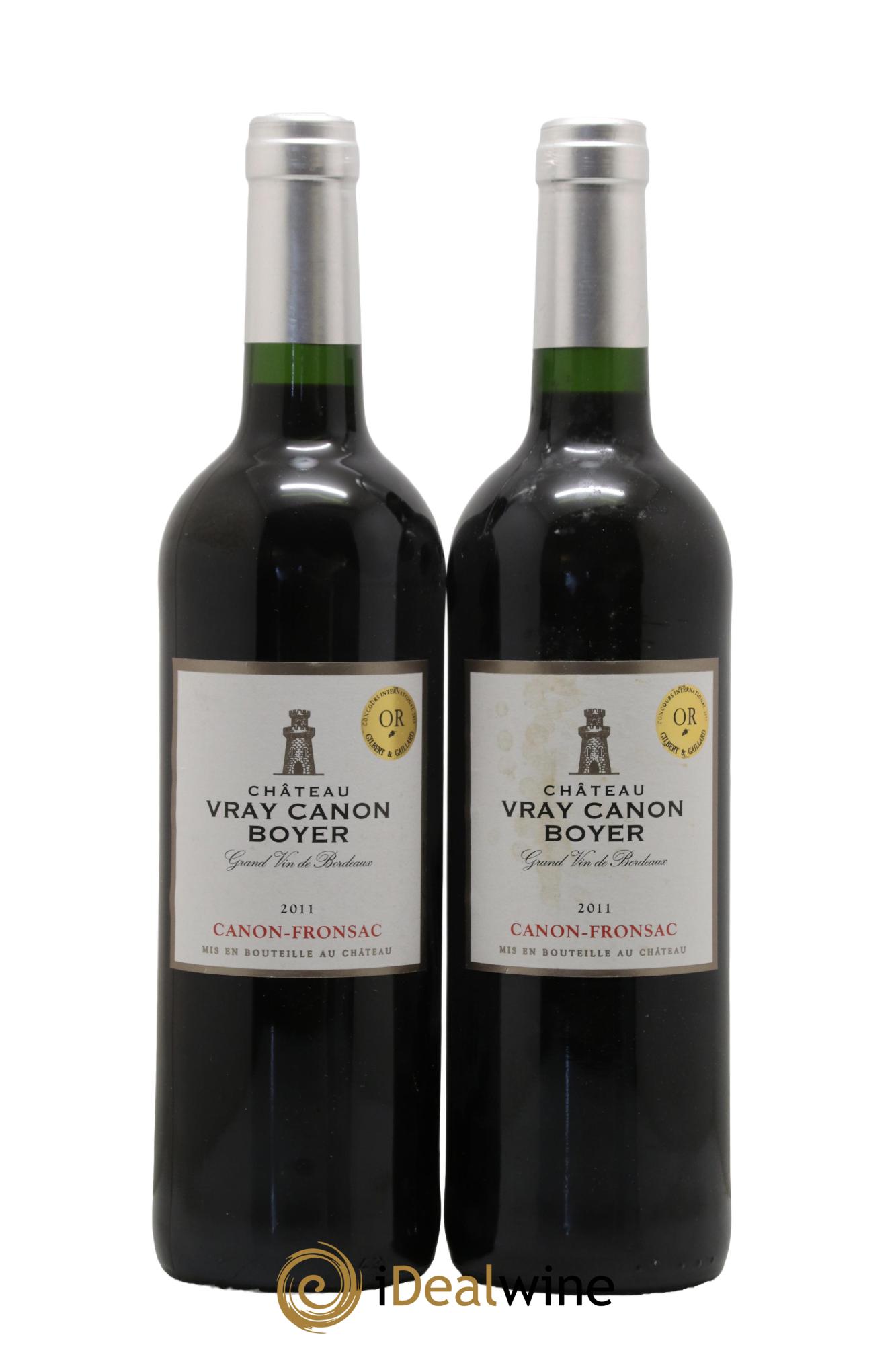 Canon-Fronsac Vray Canon Boyer 2011 - Lot de 2 bouteilles - 0