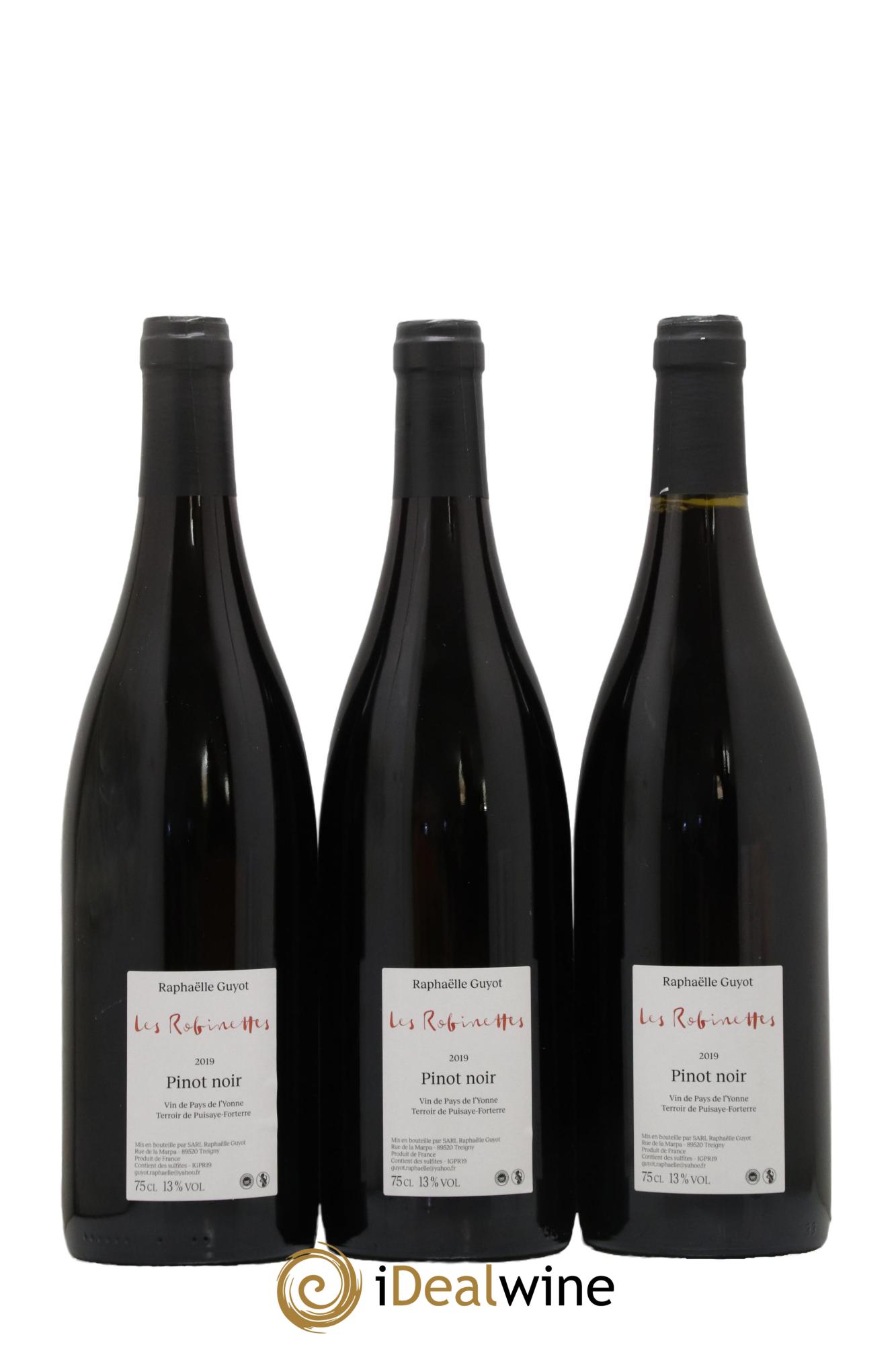 Yonne Les Robinettes Raphaelle Guyot 2019 - Lot de 3 bouteilles - 1