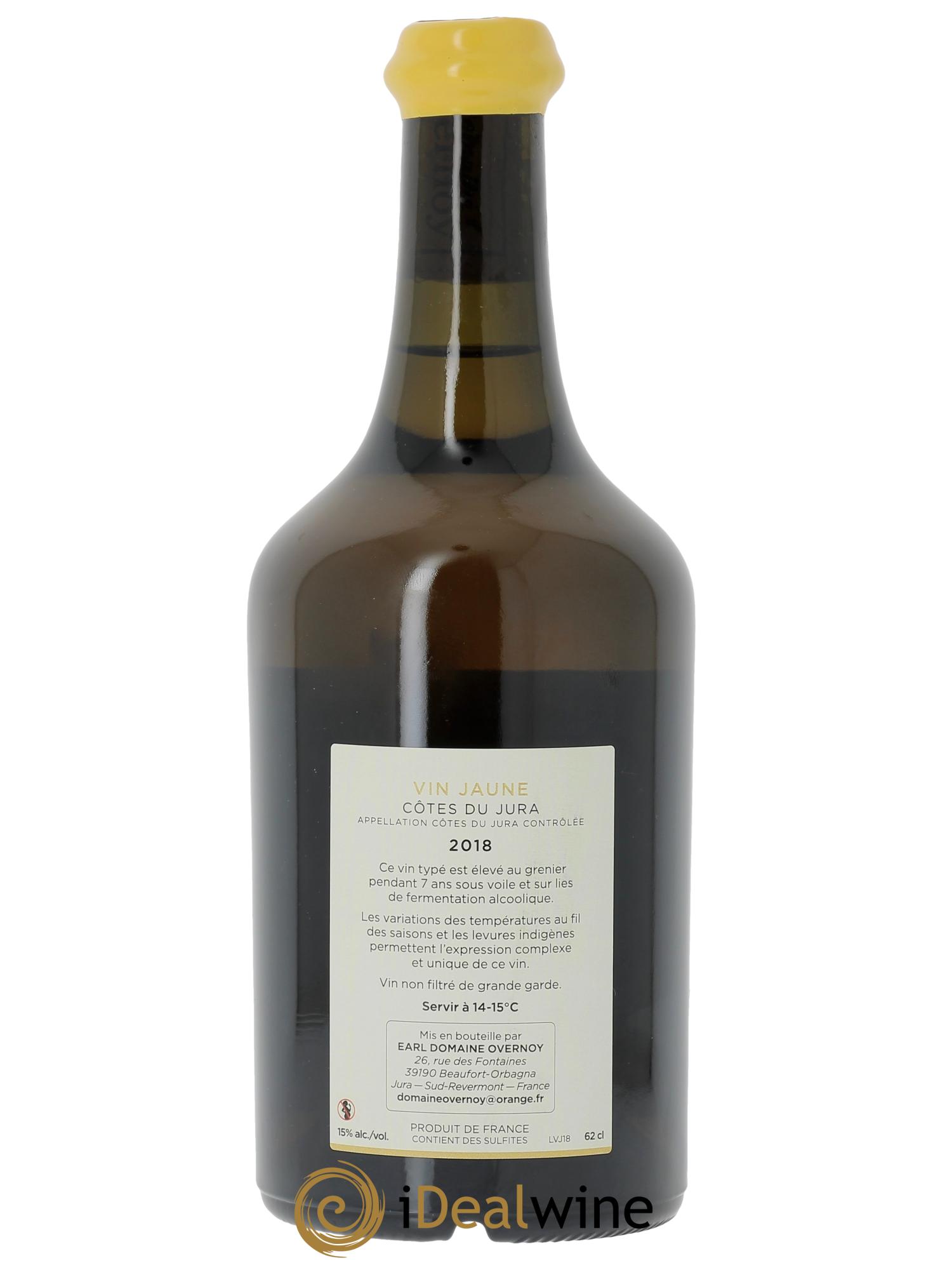 Côtes du Jura Vin Jaune Guillaume Overnoy 2018 - Lot de 1 bouteille - 1